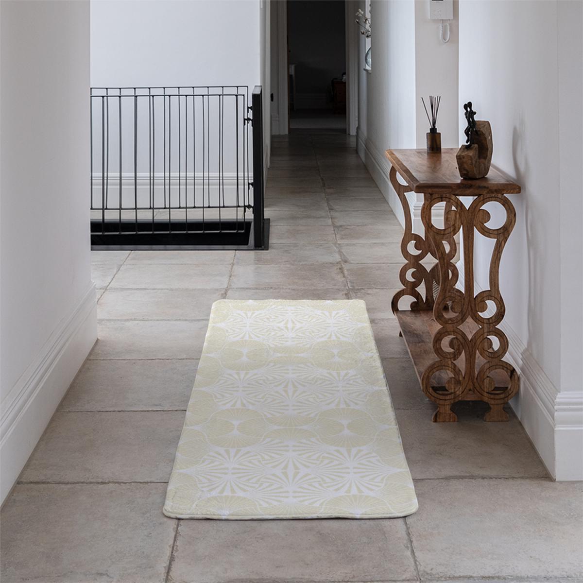 Golden Star Ornament Runner Rug - Gold – image 4