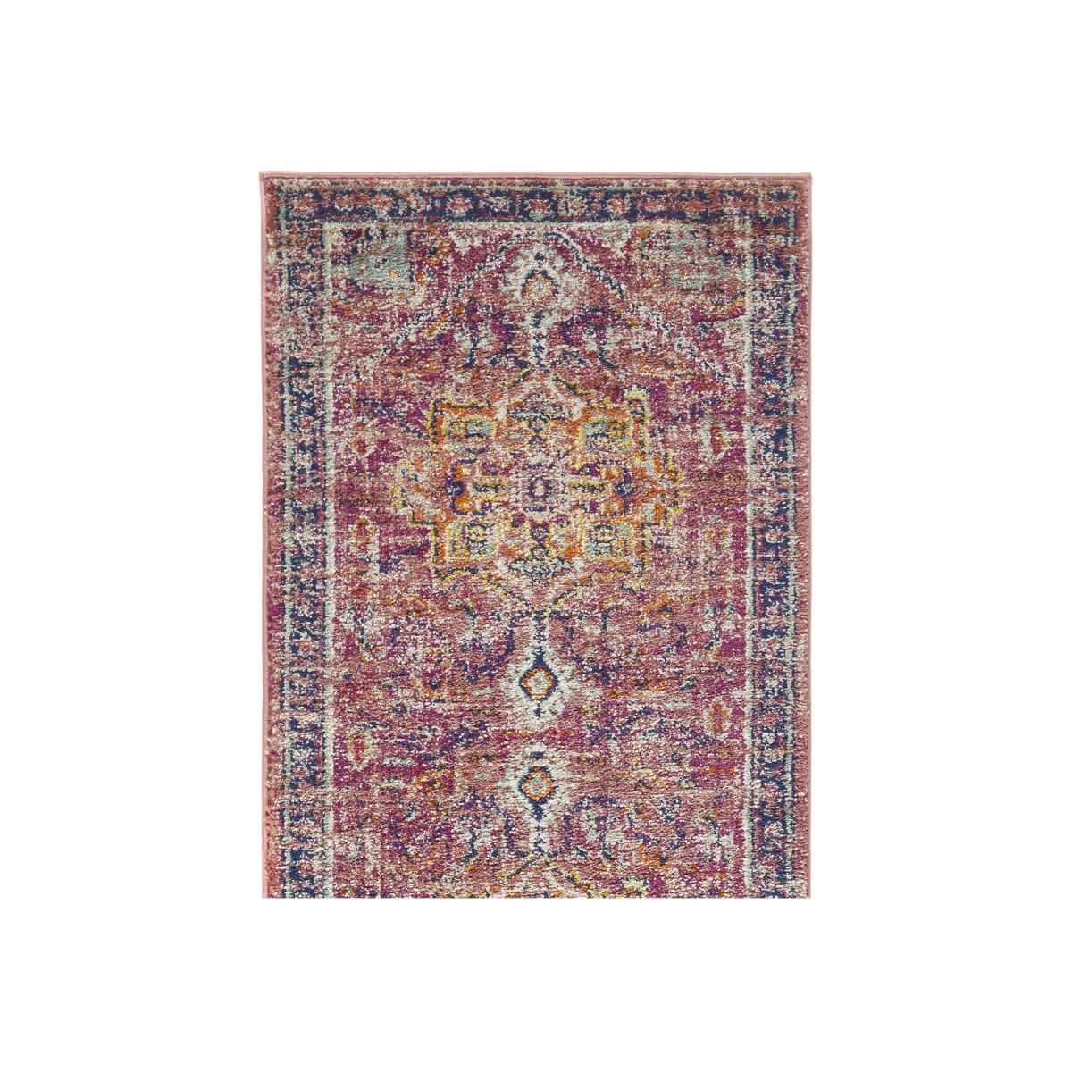 Ruby Traditional Oriental Living Room Rug - Red / 67x200cm / Runner – image 1
