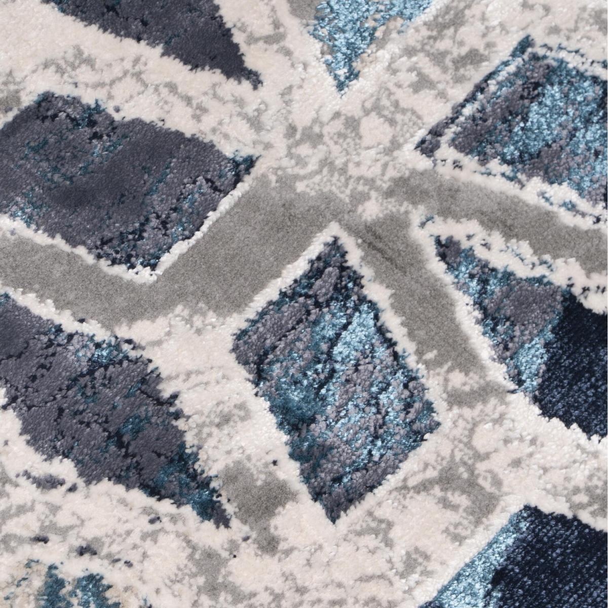 Blue Honeycomb Mist Rug  - 170cm – image 2