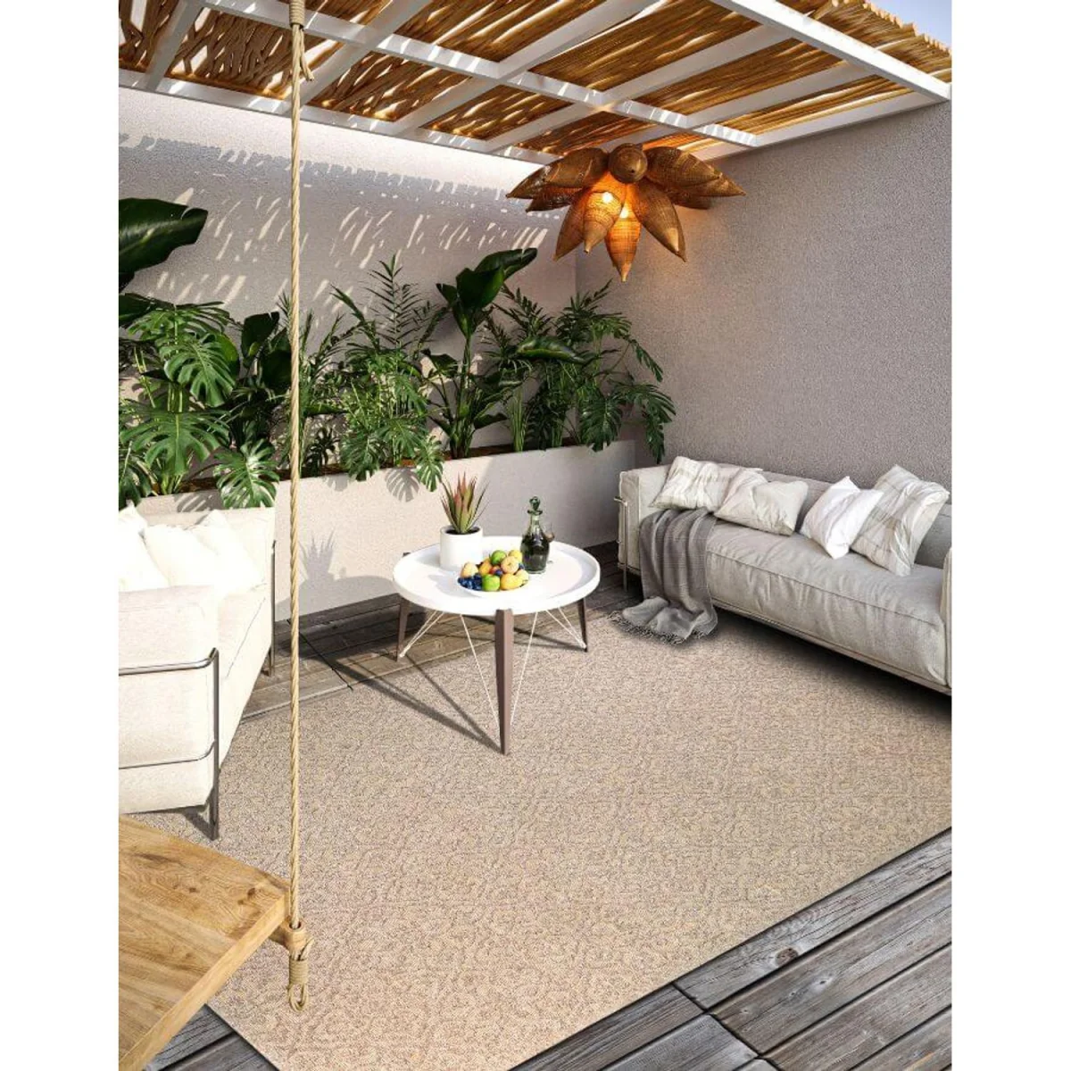 Julia Indoor & Outdoor Rug Beige - Beige – image 7
