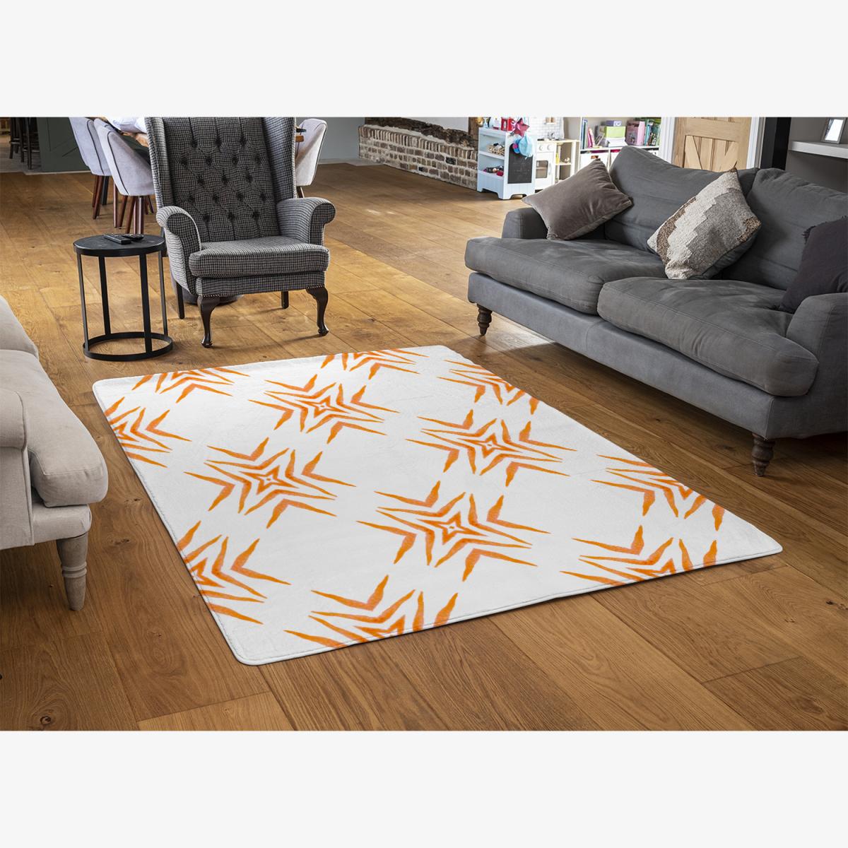 Orange Ravishing Boho Chic Rug - Orange / 230cm – image 1