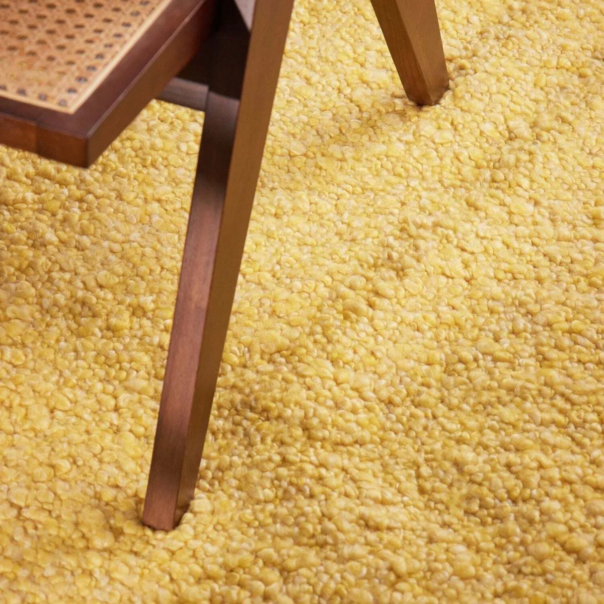 Ted Baker Soft Short Pile Portobello Polyester Plain Rug Yellow - Yellow / 230.0cm – image 11