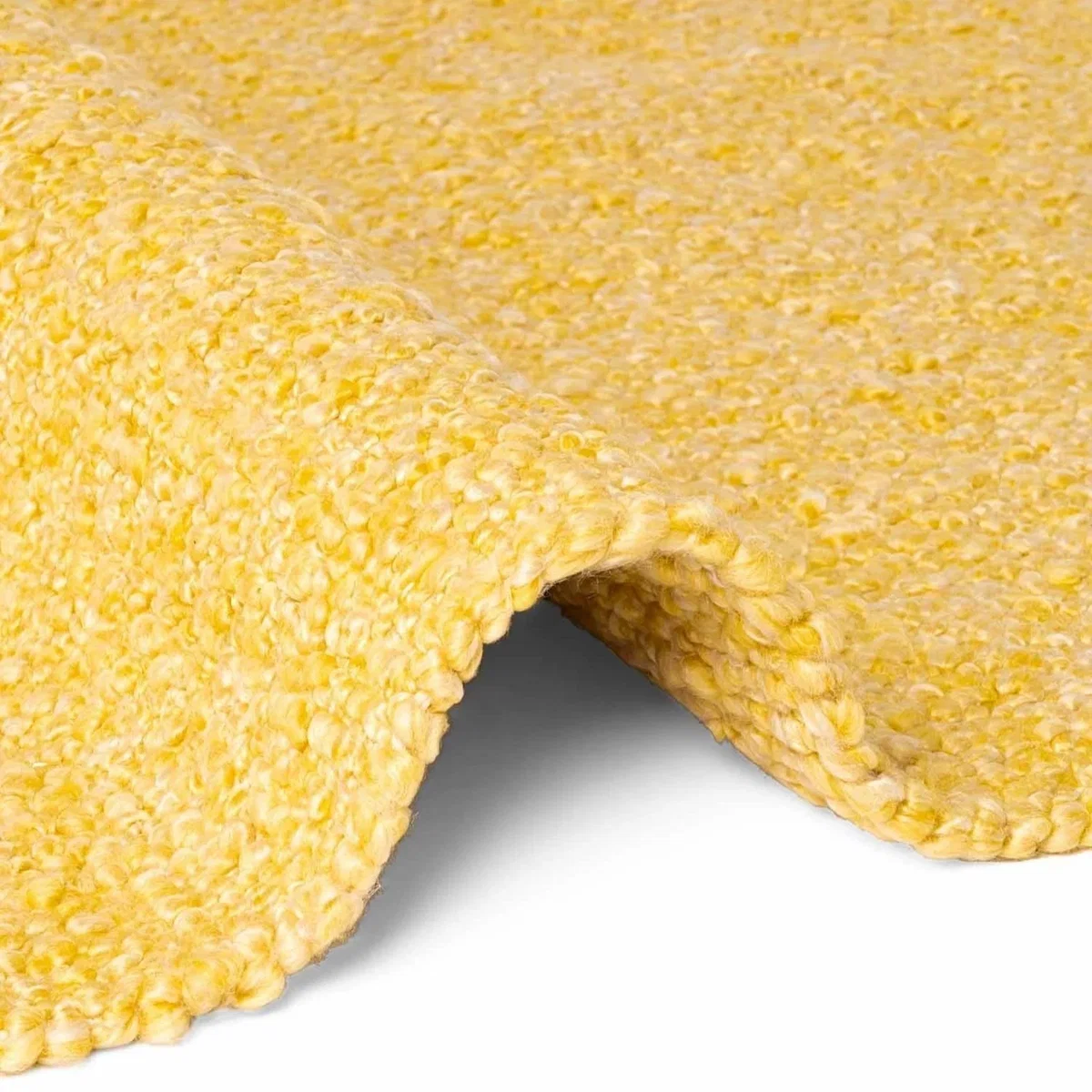 Ted Baker Soft Short Pile Portobello Polyester Plain Rug Yellow - Yellow / 230.0cm – image 3