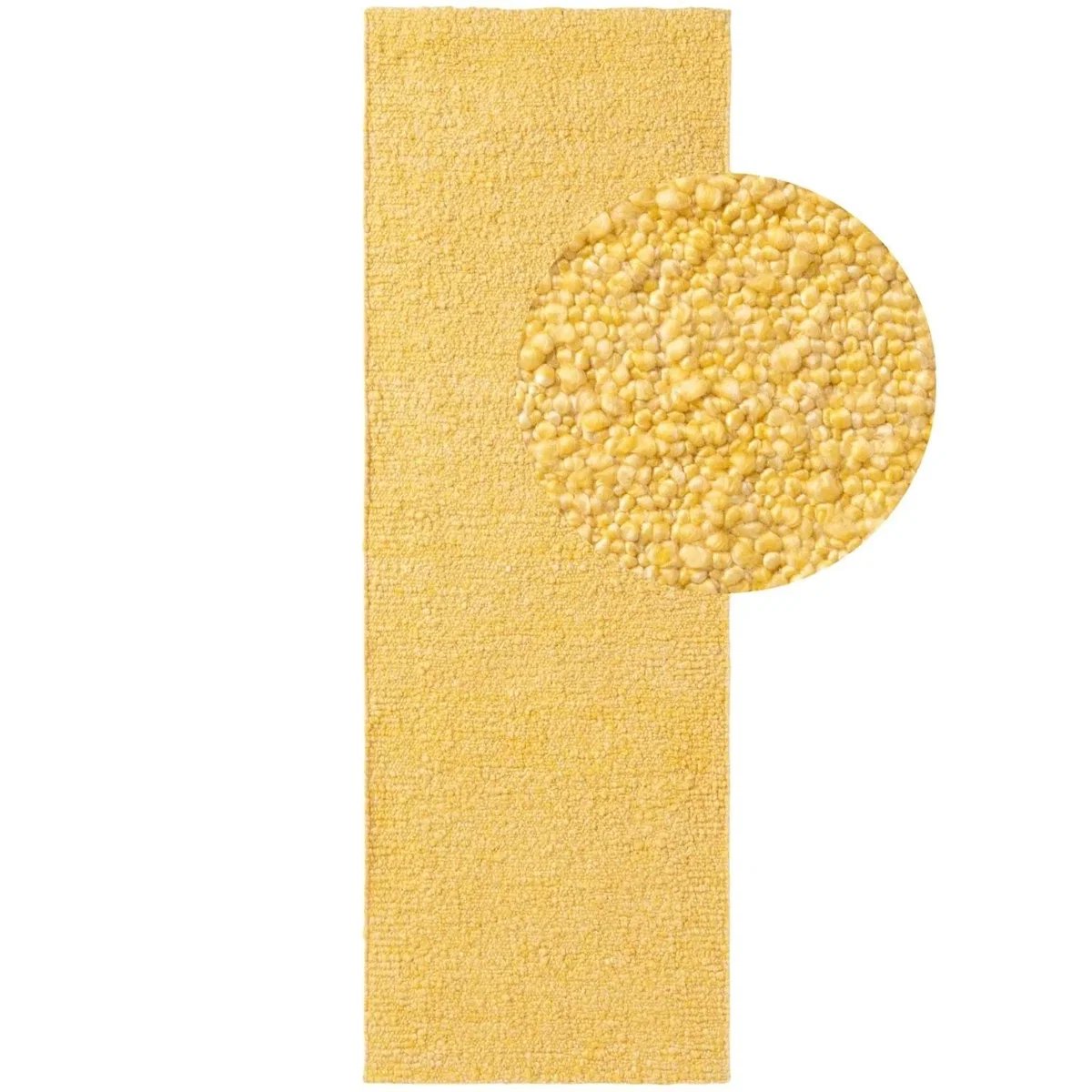 Ted Baker Soft Short Pile Portobello Polyester Plain Rug Yellow - Yellow / 230.0cm – image 10