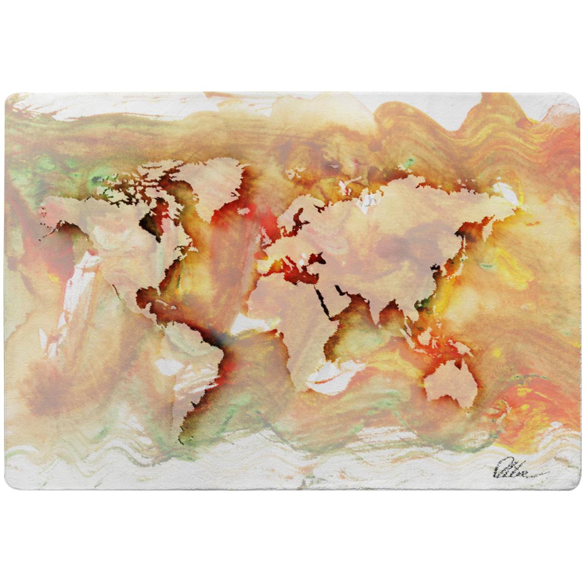 Square World Rug - Orange / 230cm – image 2