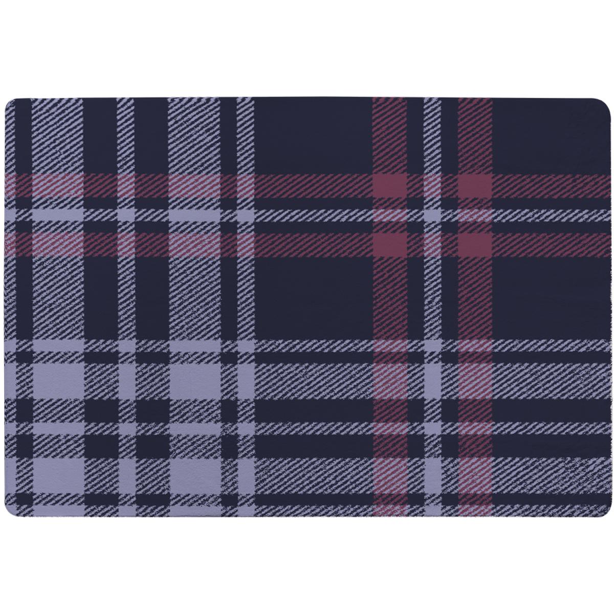 Tartan Plaid Pattern Designer Rug - Blue / 230cm – image 2