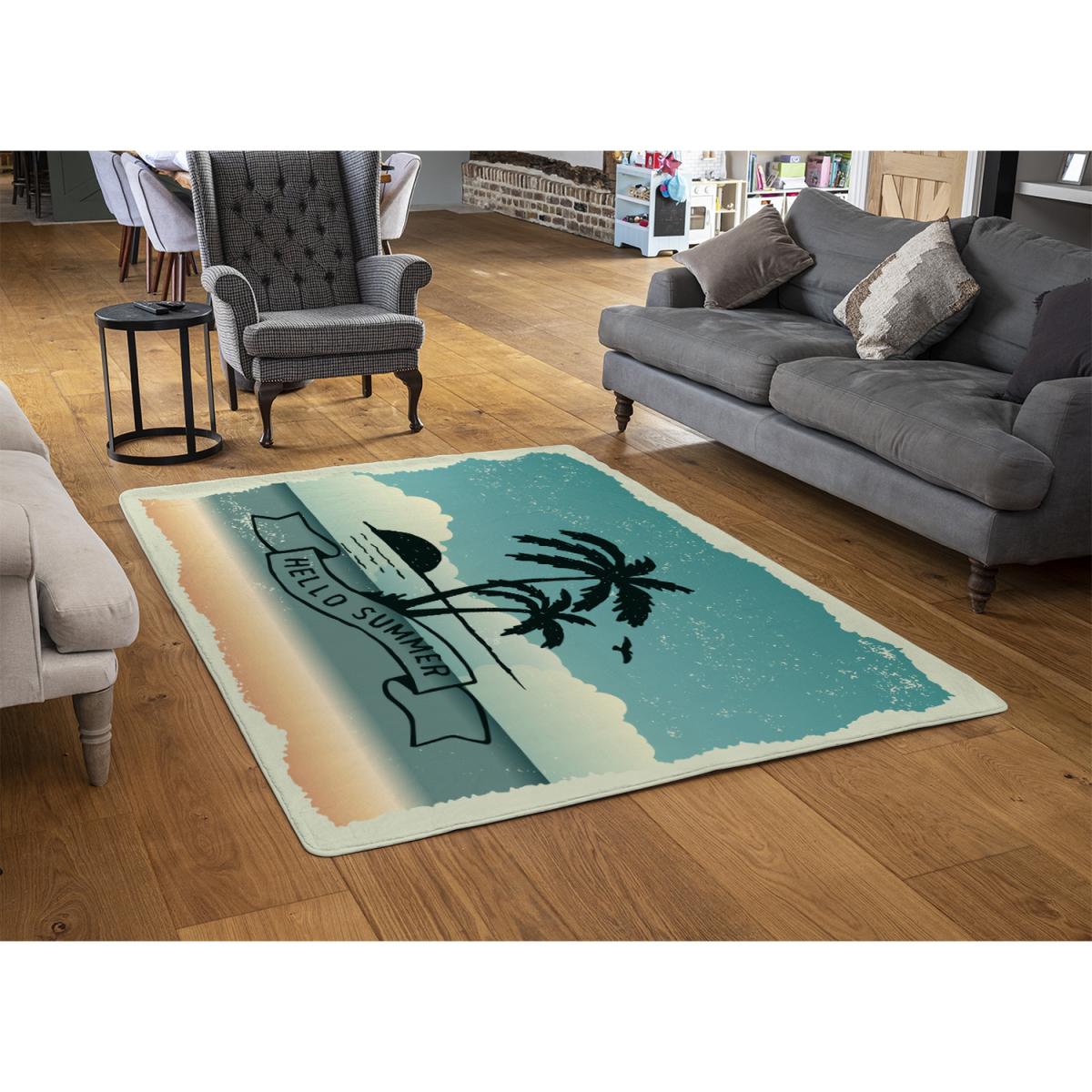 Hello Summer Rug - Blue / 110cm – image 2