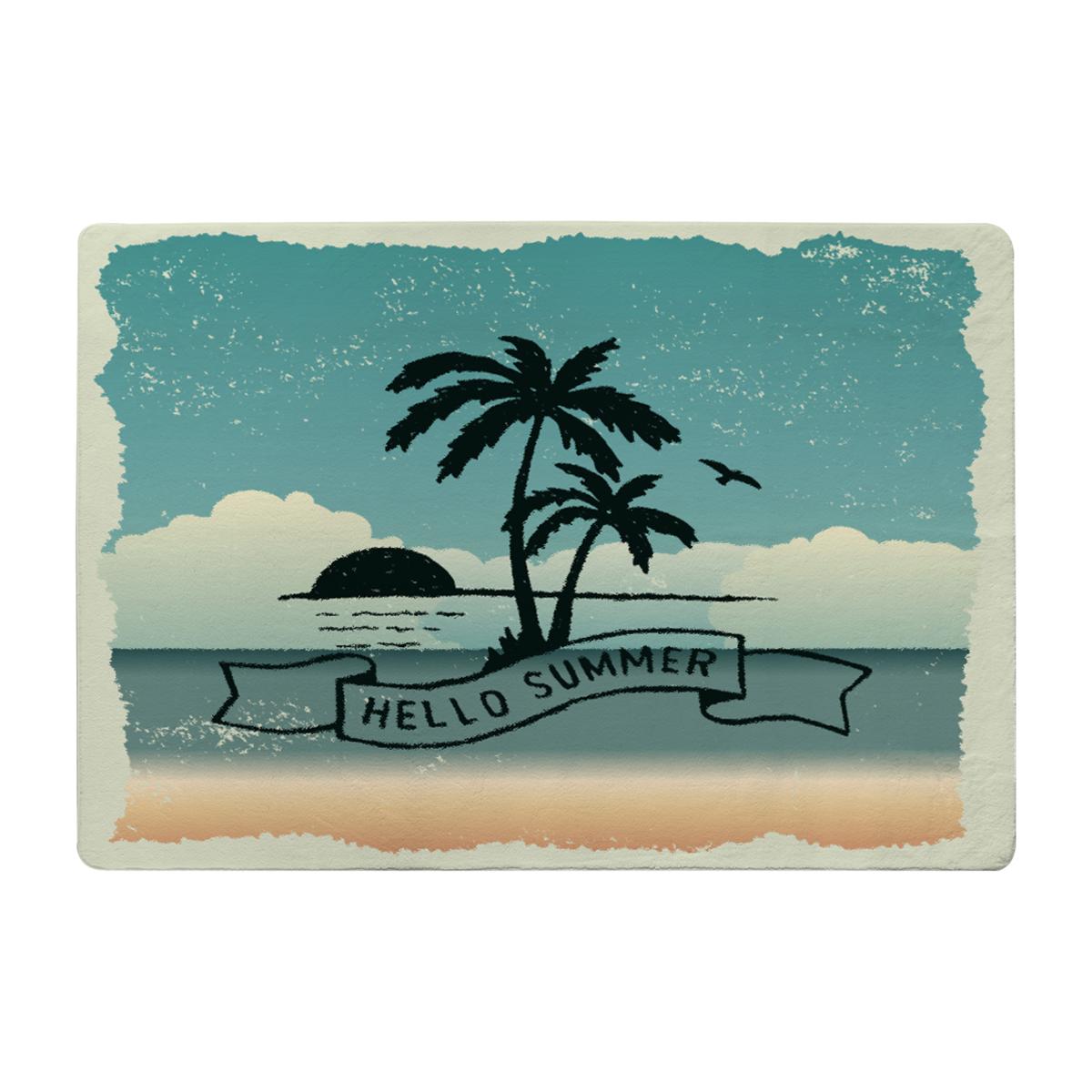 Hello Summer Rug - Blue / 110cm – image 1