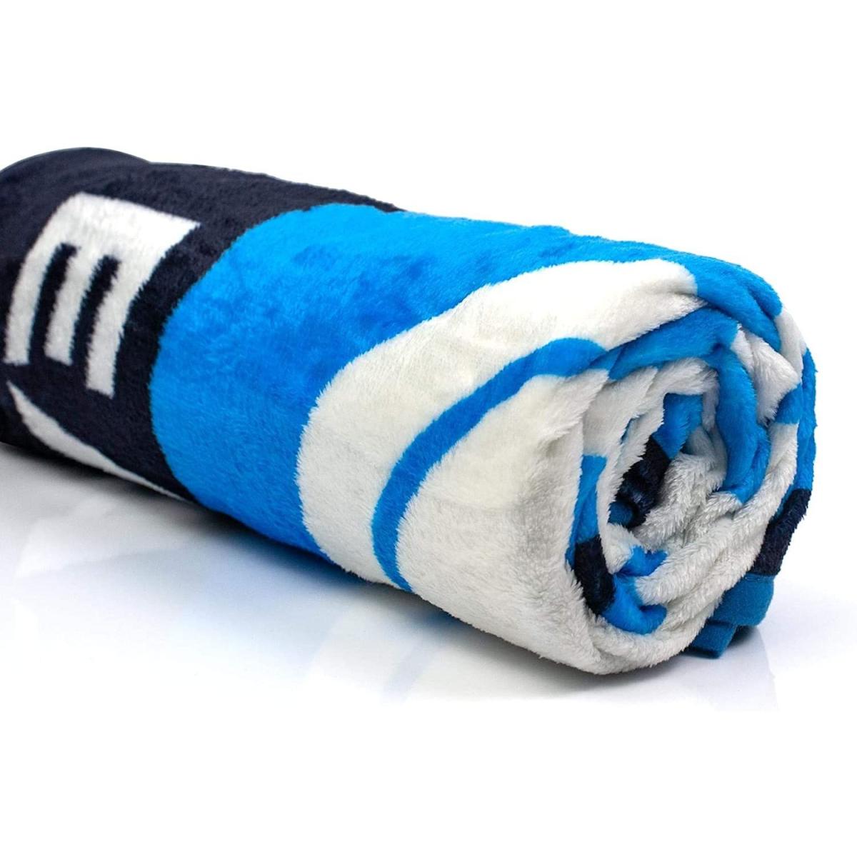 Eat Sleep Game Repeat Large Gamer Fleece Throw Blanket - Turquoise – image 4
