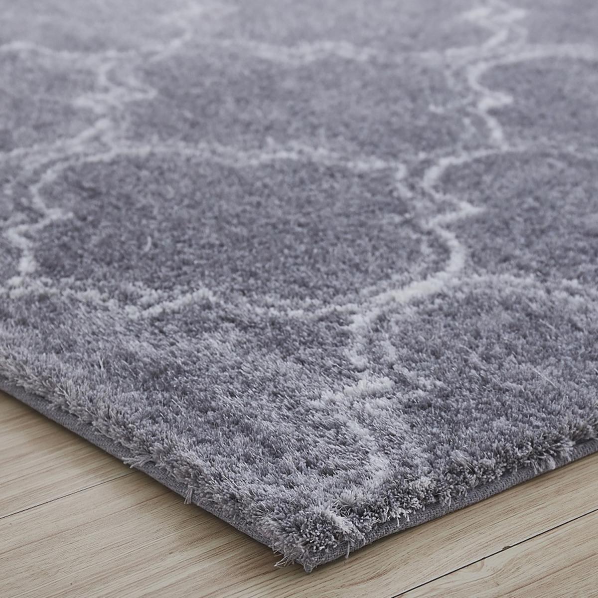 Mara Quatrefoil Grey Rug – image 3