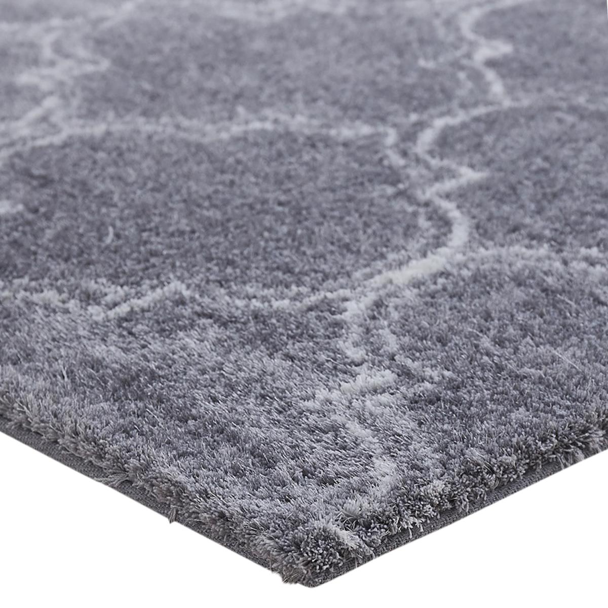 Mara Quatrefoil Grey Rug – image 1