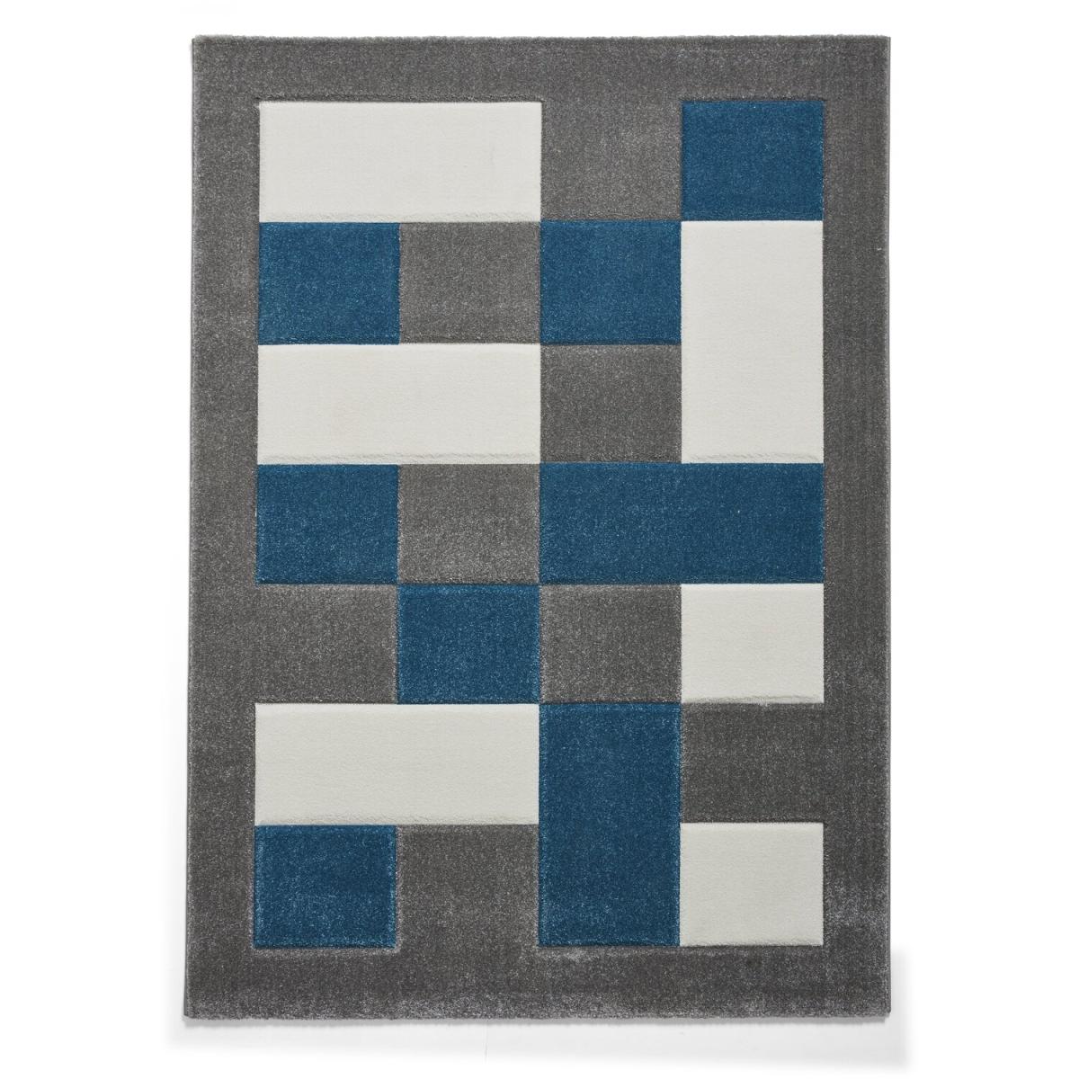 Brooklyn BRK04 GreyBlue Rug - Grey/Blue / 150cm – image 3