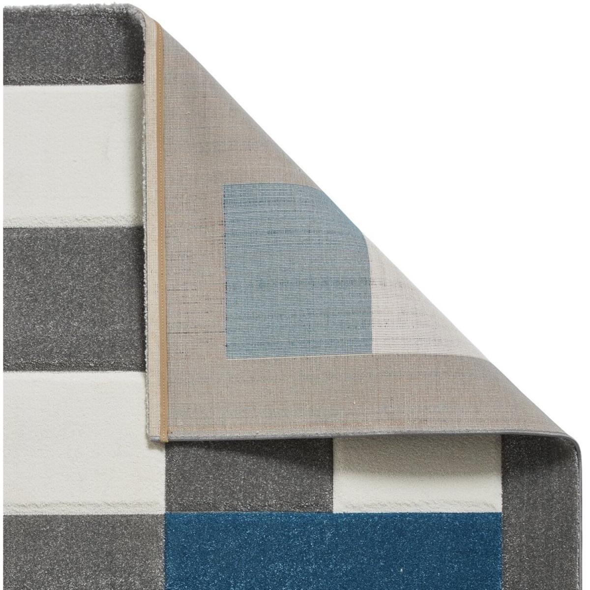 Brooklyn BRK04 GreyBlue Rug - Grey/Blue / 150cm – image 4