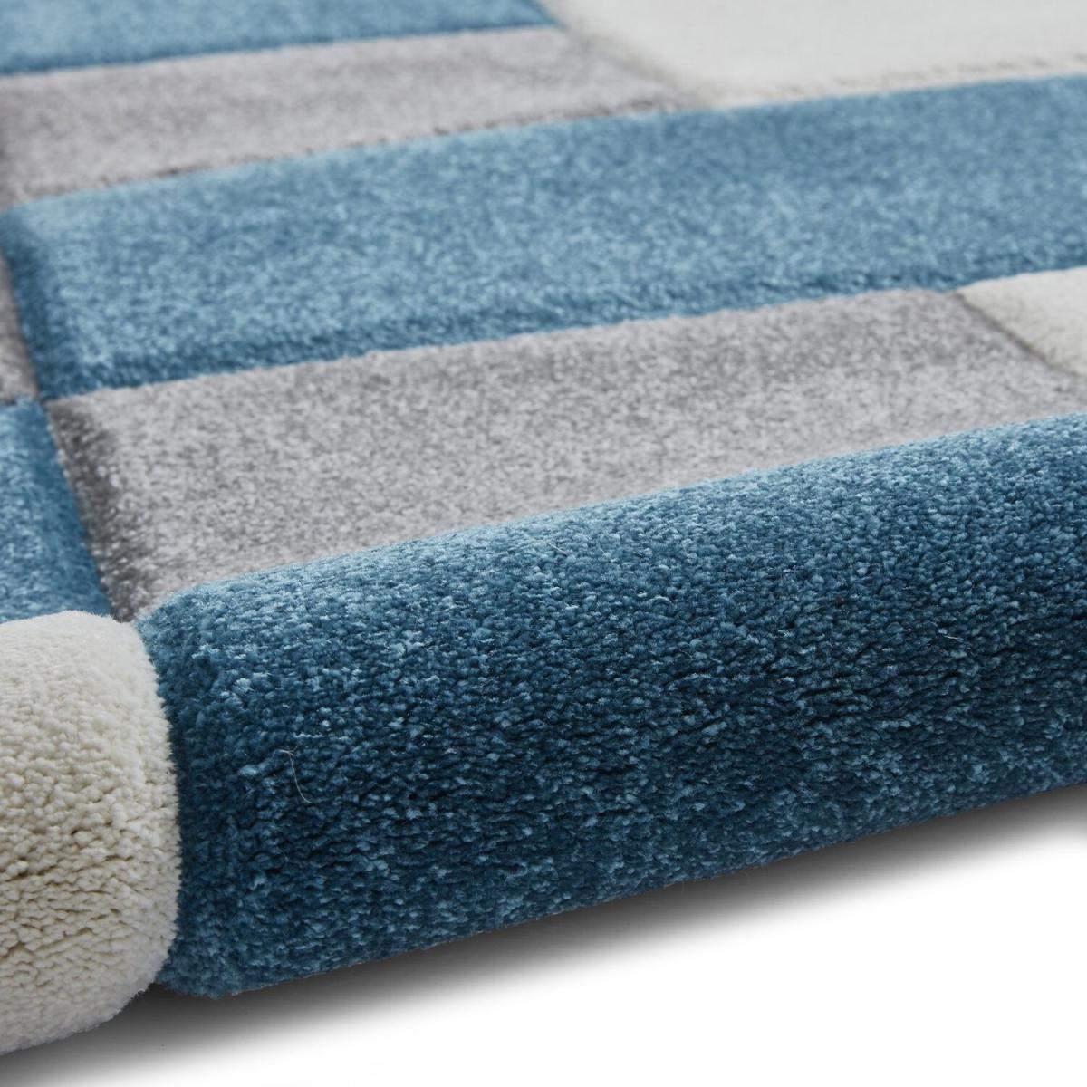 Brooklyn BRK04 GreyBlue Rug - Grey/Blue / 150cm – image 9