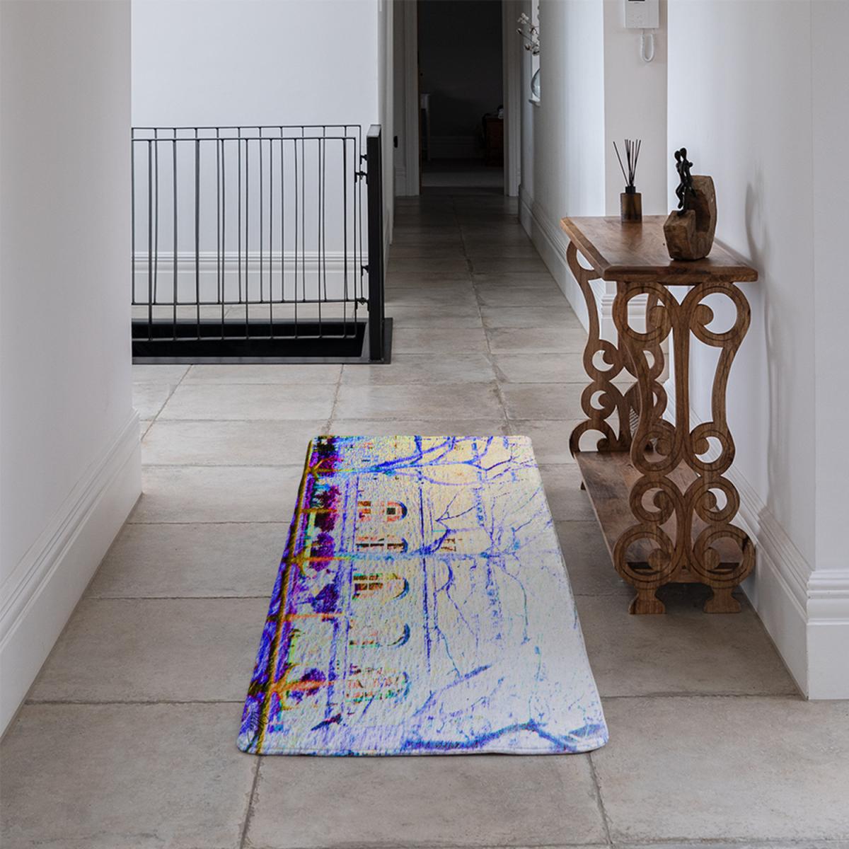 Blue Tress  Runner Rug - Blue – image 3