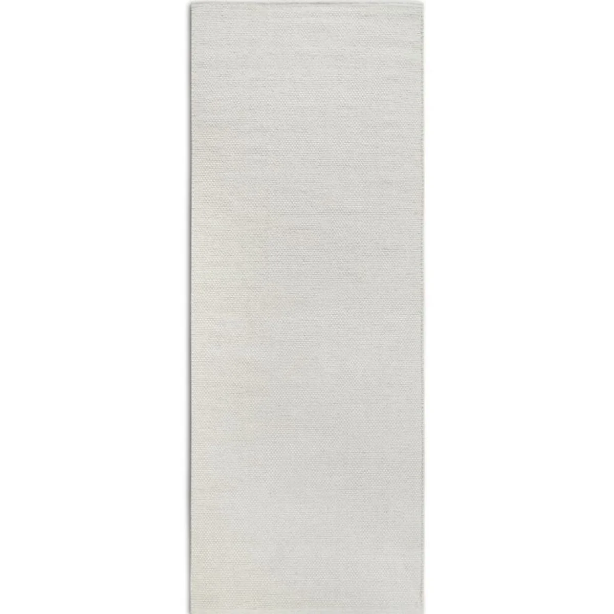 Hanse Home Delhi Wool Pradesh Reversible Handwoven Cotton Plain Runner Rug White - White / 200.0cm – image 7