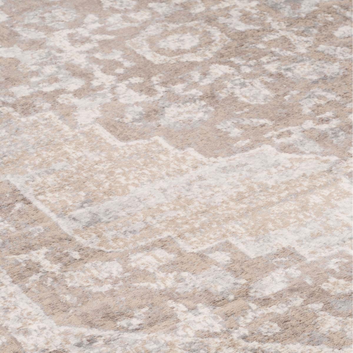 Neutral Beige Traditional Medallion Living Area Rug - Beige / 160 x 160cm – image 2