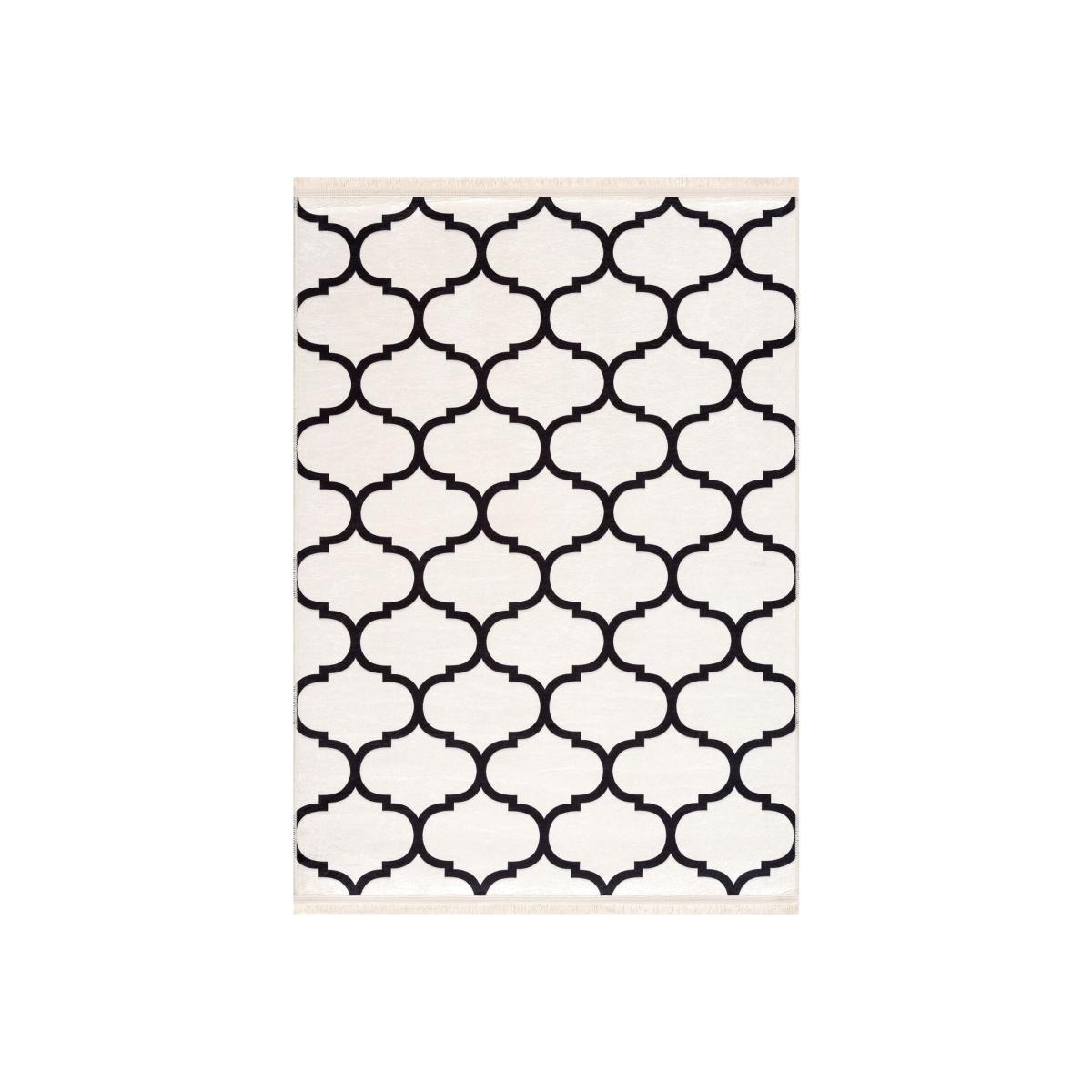 Caimas Collection Washable Rugs in White 2790W - White / 160cm / 2.944kg