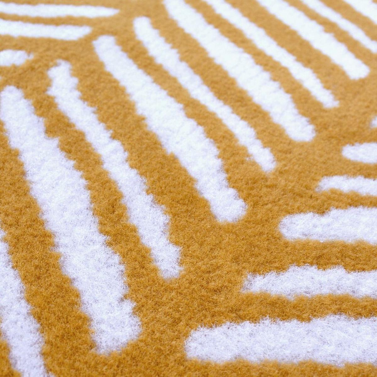 Ochre Yellow Scandi Geometric Rug - Islay - Yellow / 230cm – image 4