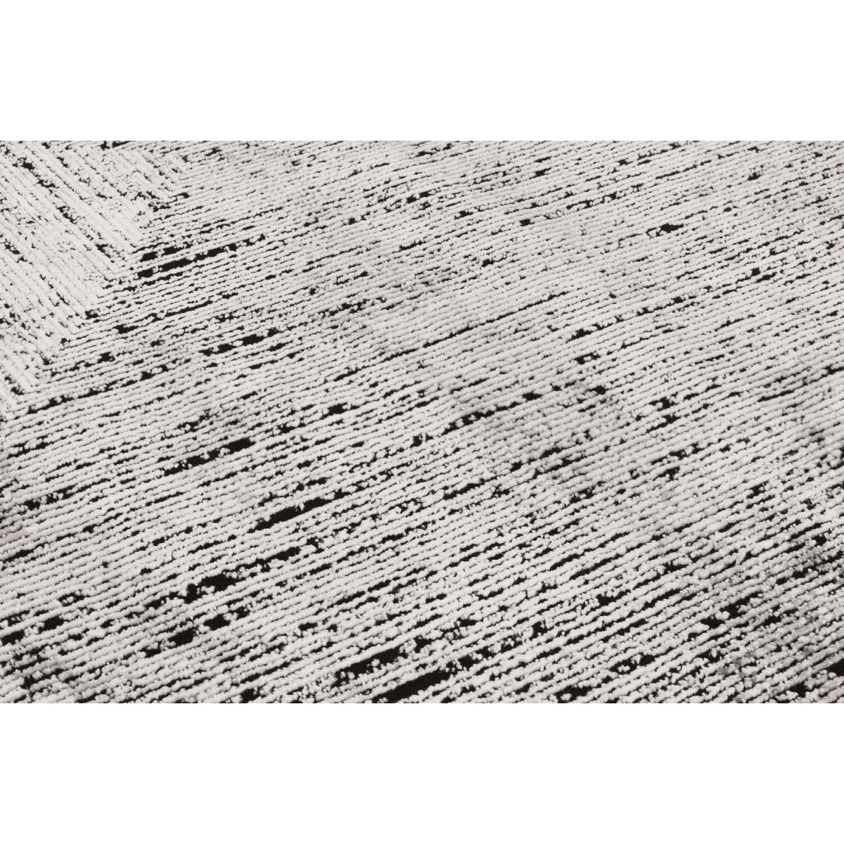 Textured Frame Rug - Grey – image 5