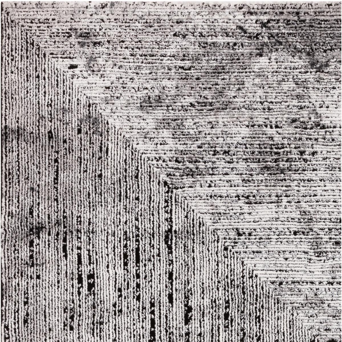 Textured Frame Rug - Grey – image 7