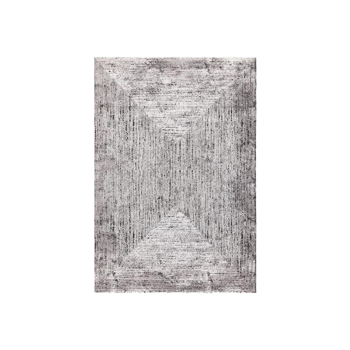 Textured Frame Rug - Grey – image 1