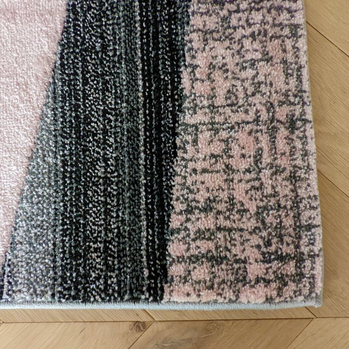 Pink Splinter Area Rug - Boston - Pink / 4g / 150cm – image 6