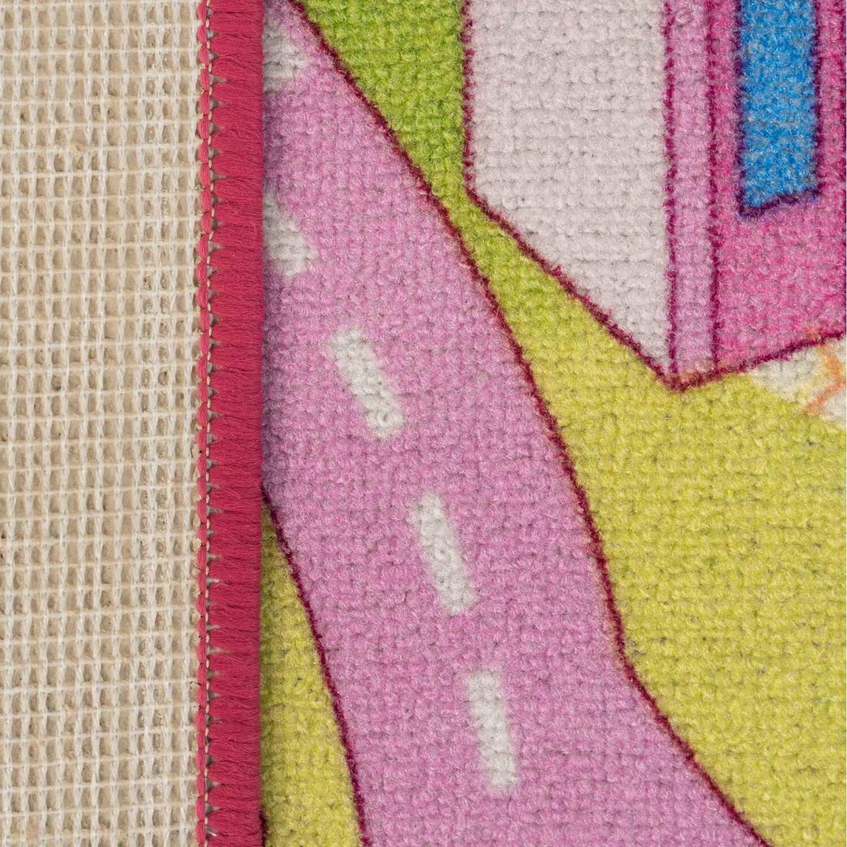 Kids Interactive Funfair Village Play Mat Soft Bedroom Rug - Multicolour / 120 x 80cm – image 4