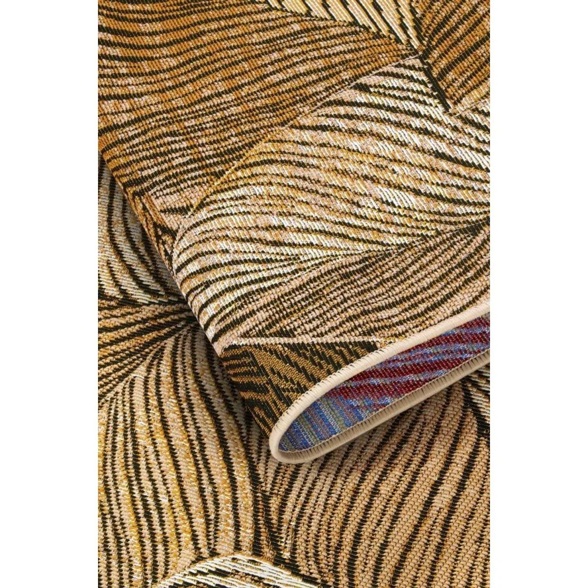 Eugene Indoor & Outdoor Rug Gold & Black - Gold / 235.0cm – image 5