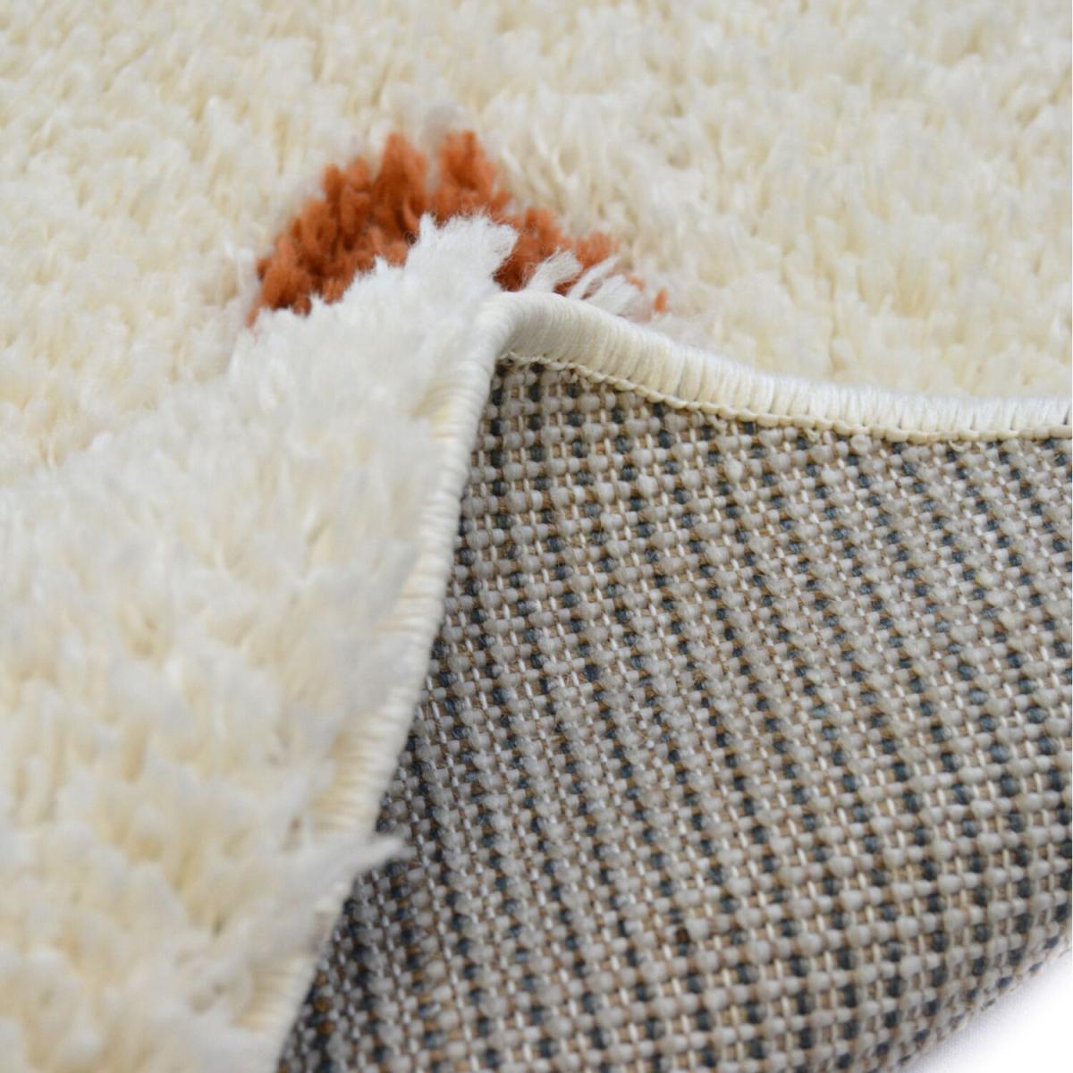 Kids Colourful Shaggy Bedroom Rug - Brae - Multi – image 2