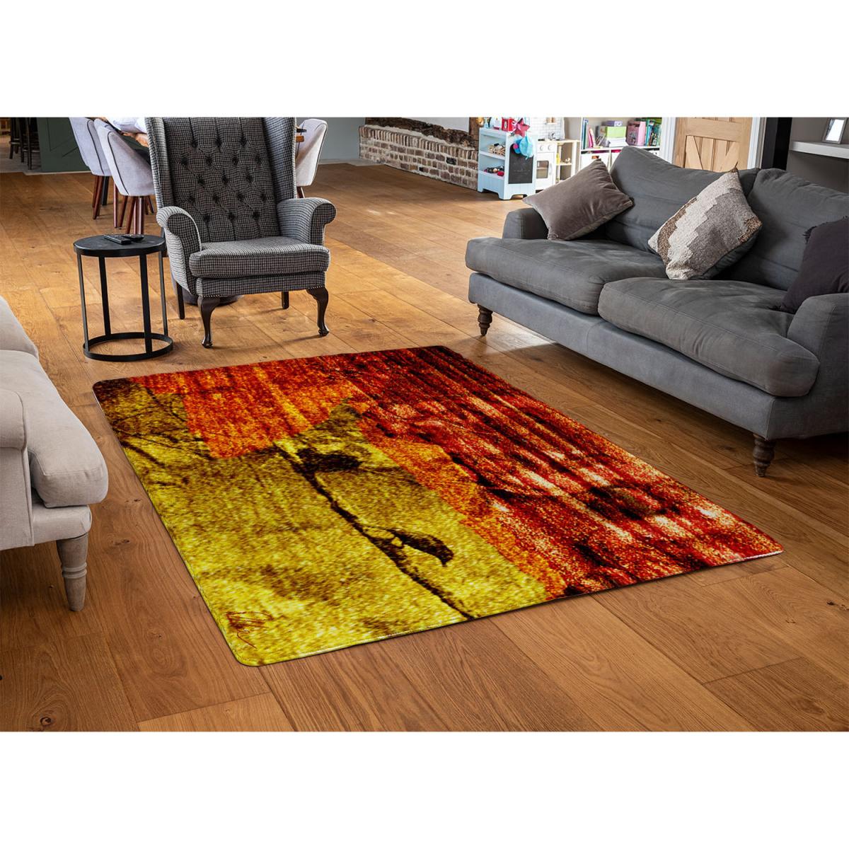 Birds On Branch Rug - Red / 230cm – image 3