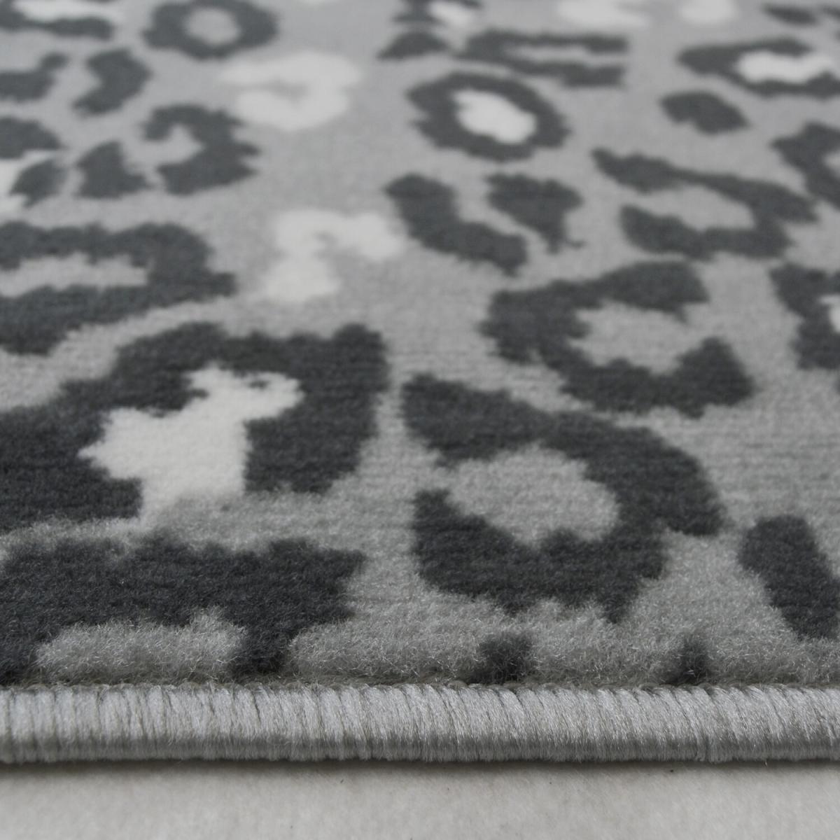 Grey Leopard Print Area Rug - Islay - Grey / 230cm – image 3