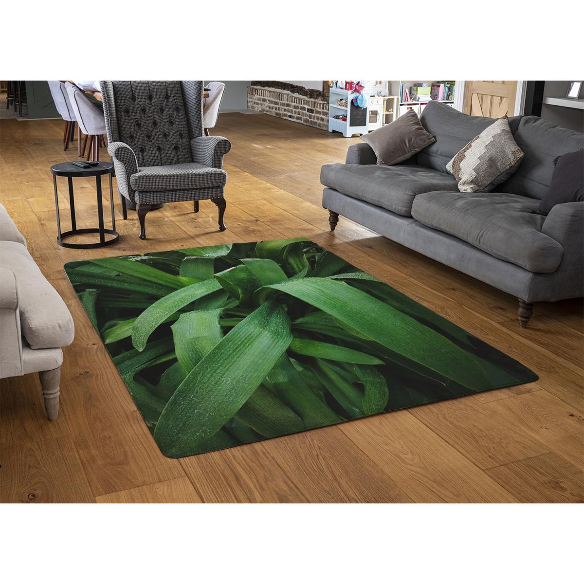 Atmospheric Background, Selective Focus Designer Rug - Green / 200cm – image 2