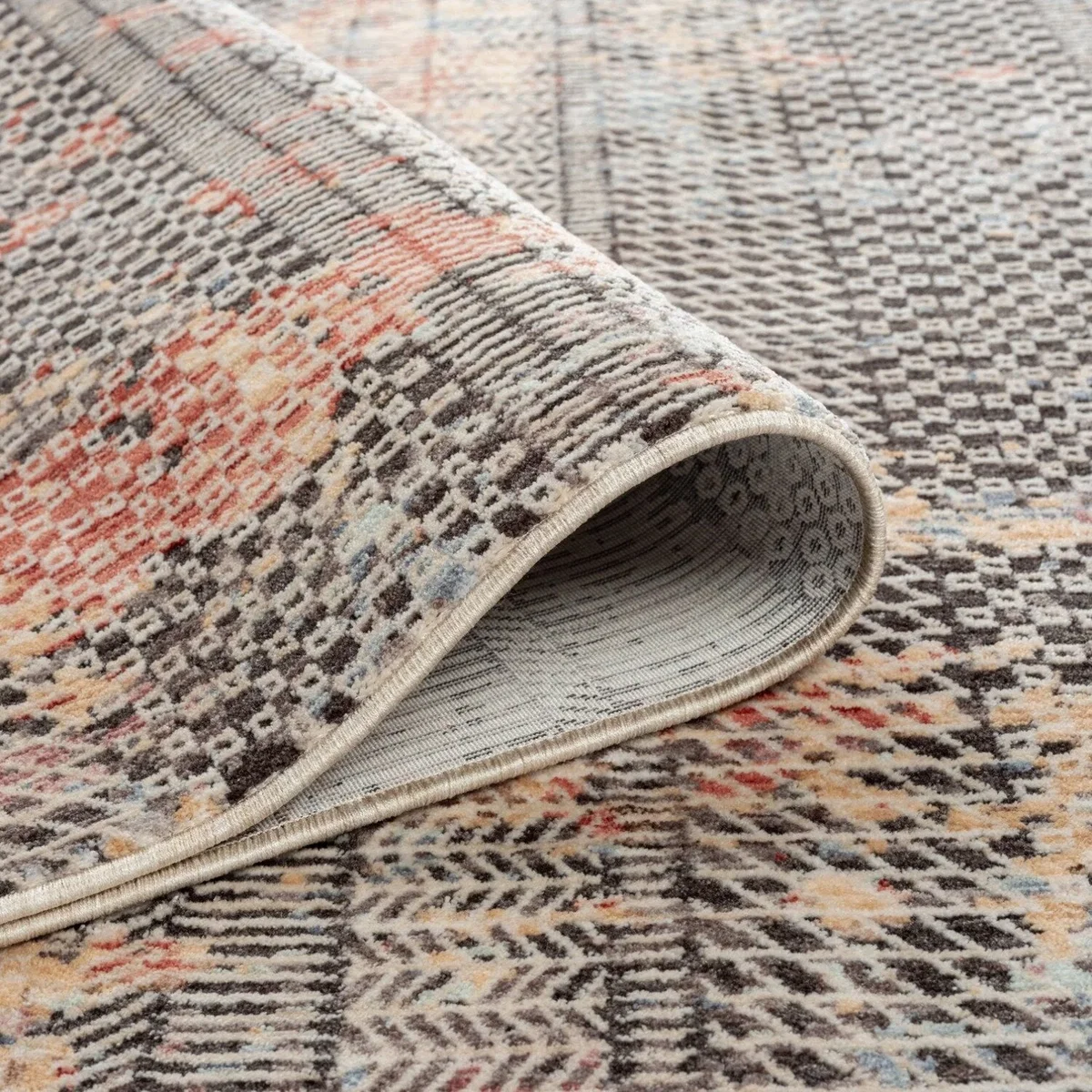 Underfoot Vale Large Rug Anthracite/Amber - 8mm Polyester Pile - Anthracite / 2300.0mm – image 3