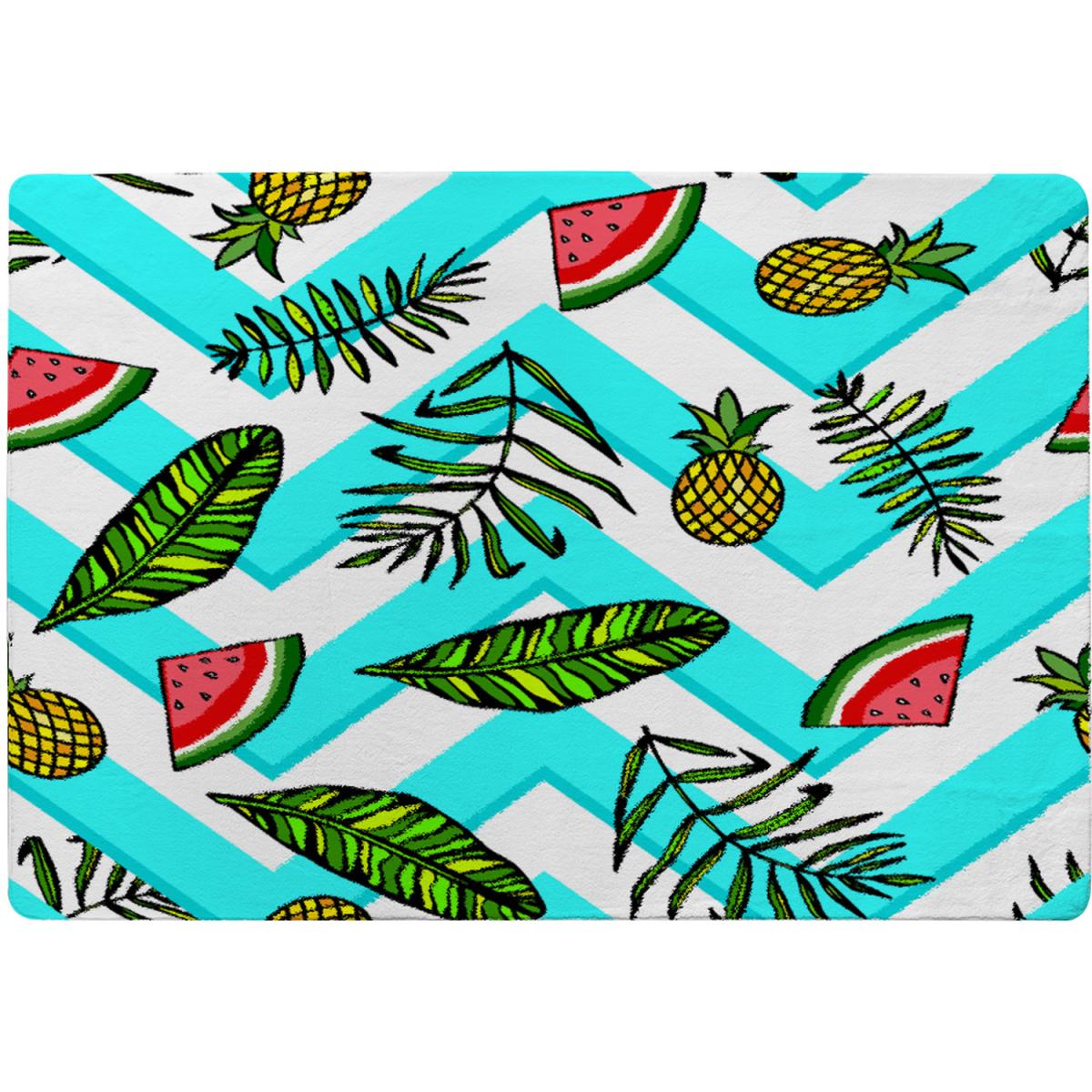 Pineapple Watermelon Rug - Blue / 150cm – image 2