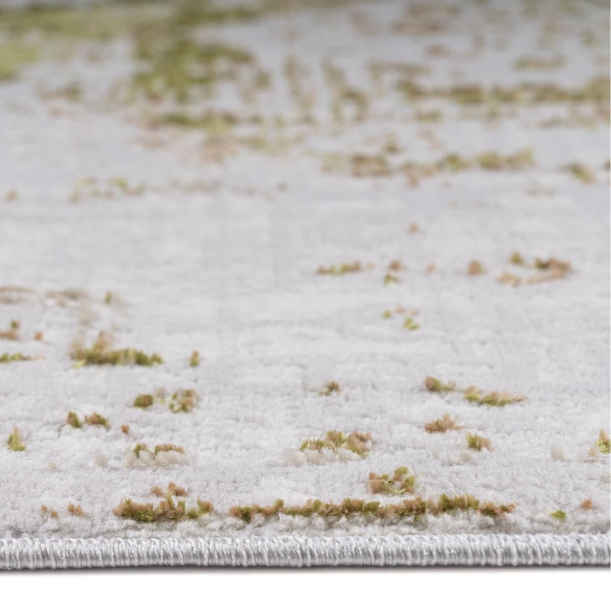 Timeless Green Distressed Traditional Rug - Monalisa - Green / 7kg – image 3
