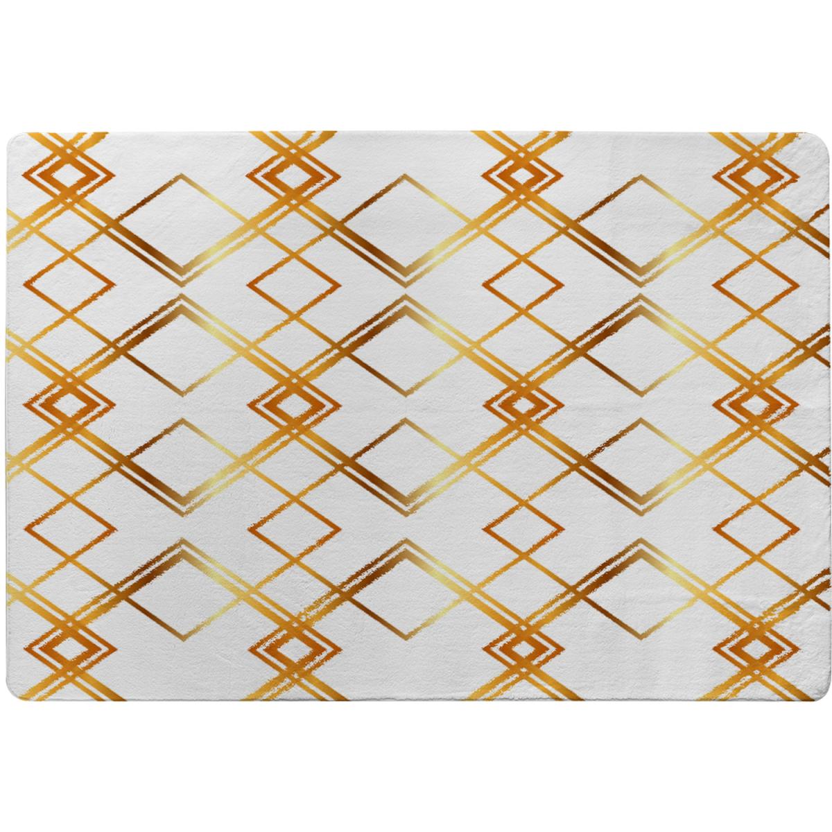 Geometric Golden Pattern Rug - Gold / 150cm – image 2