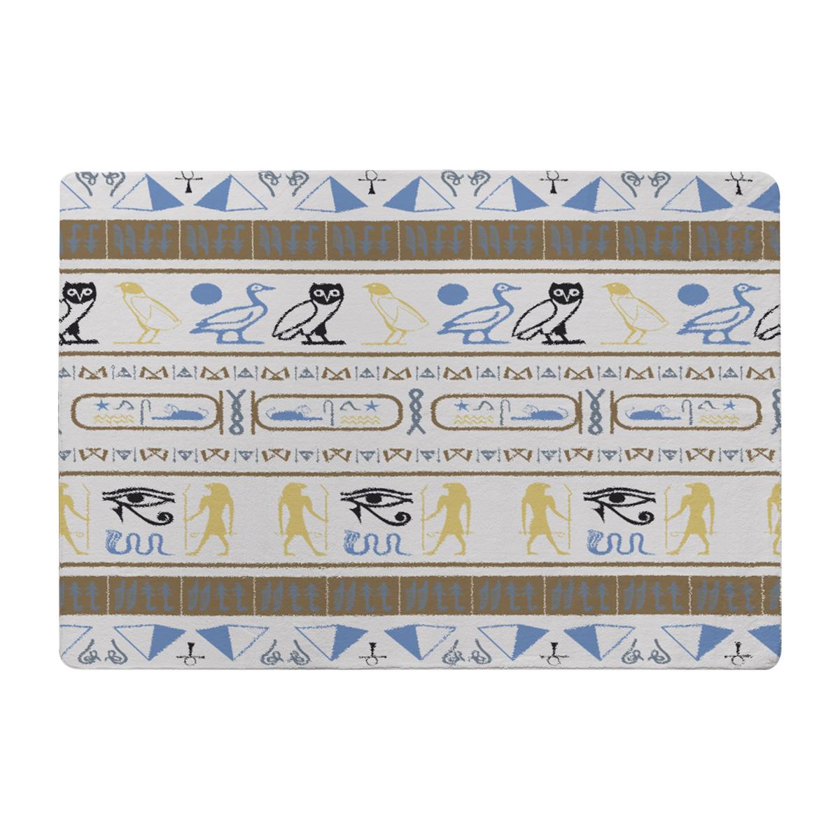 Heiroglyphs Rug - Brown / 110cm – image 1