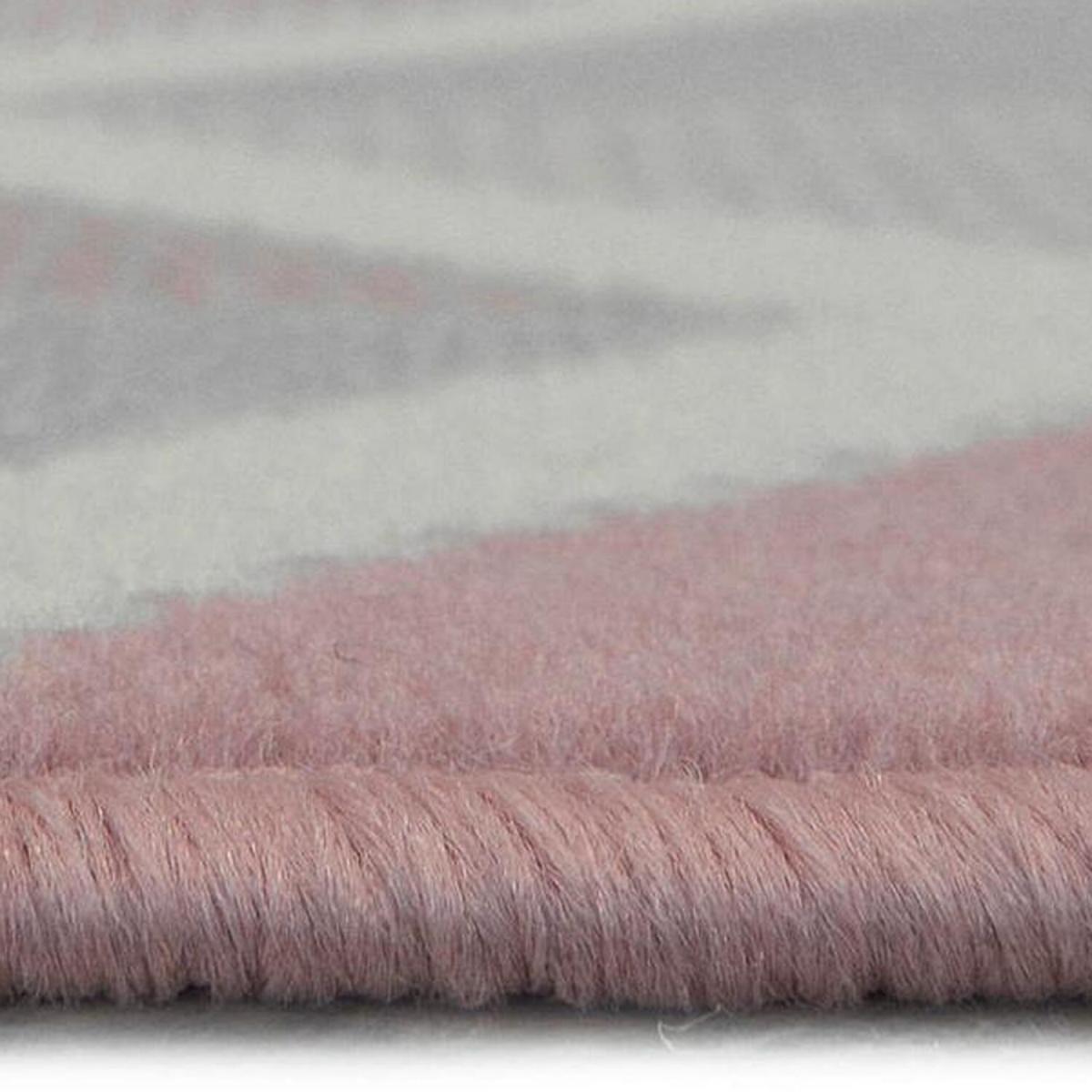 Modern Pink Chevron Low Pile Living Room Rug - Islay - Pink – image 3