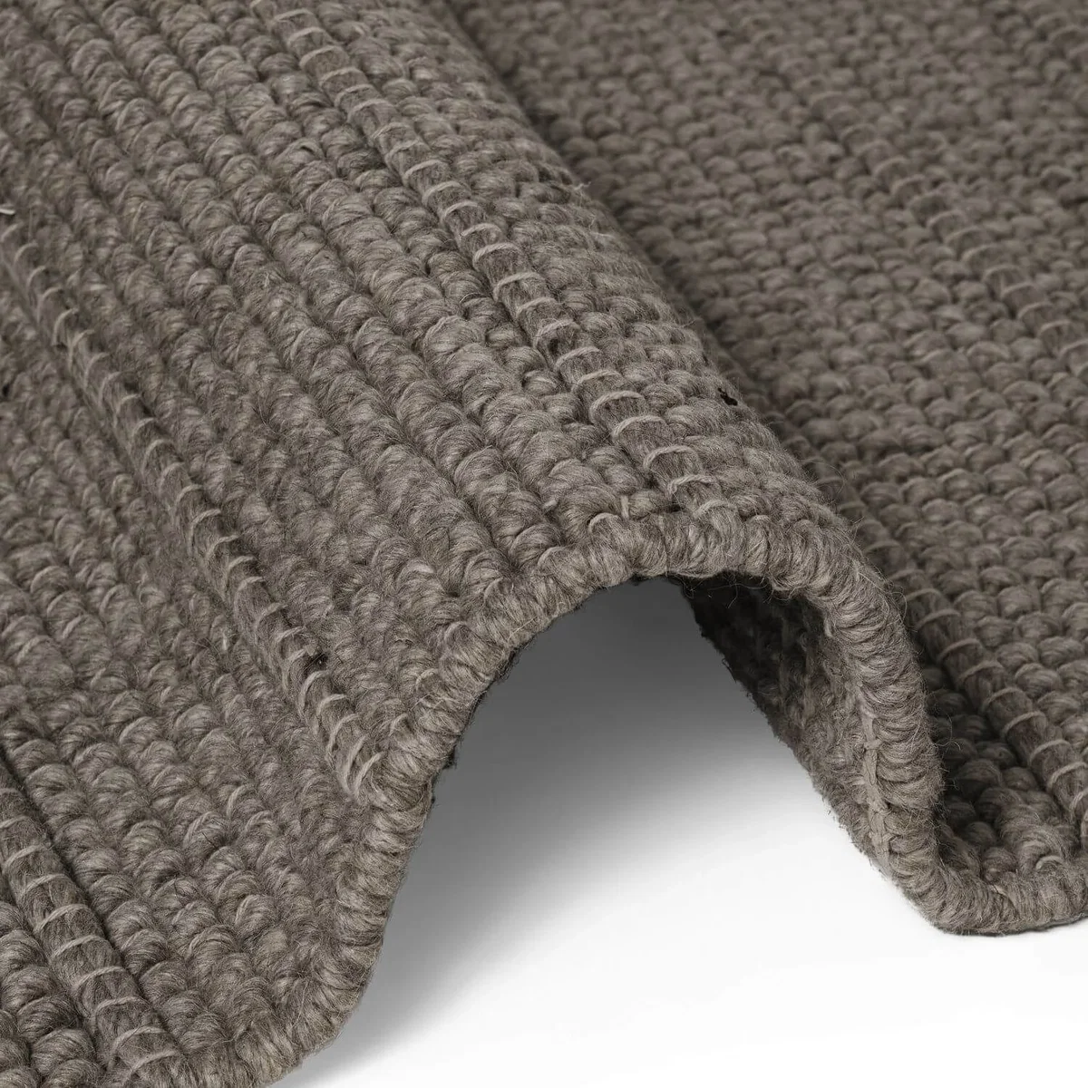 Ted Baker Camden Parker Wool Striped Rug Brown & Grey - Brown & Grey / 170.0cm – image 4