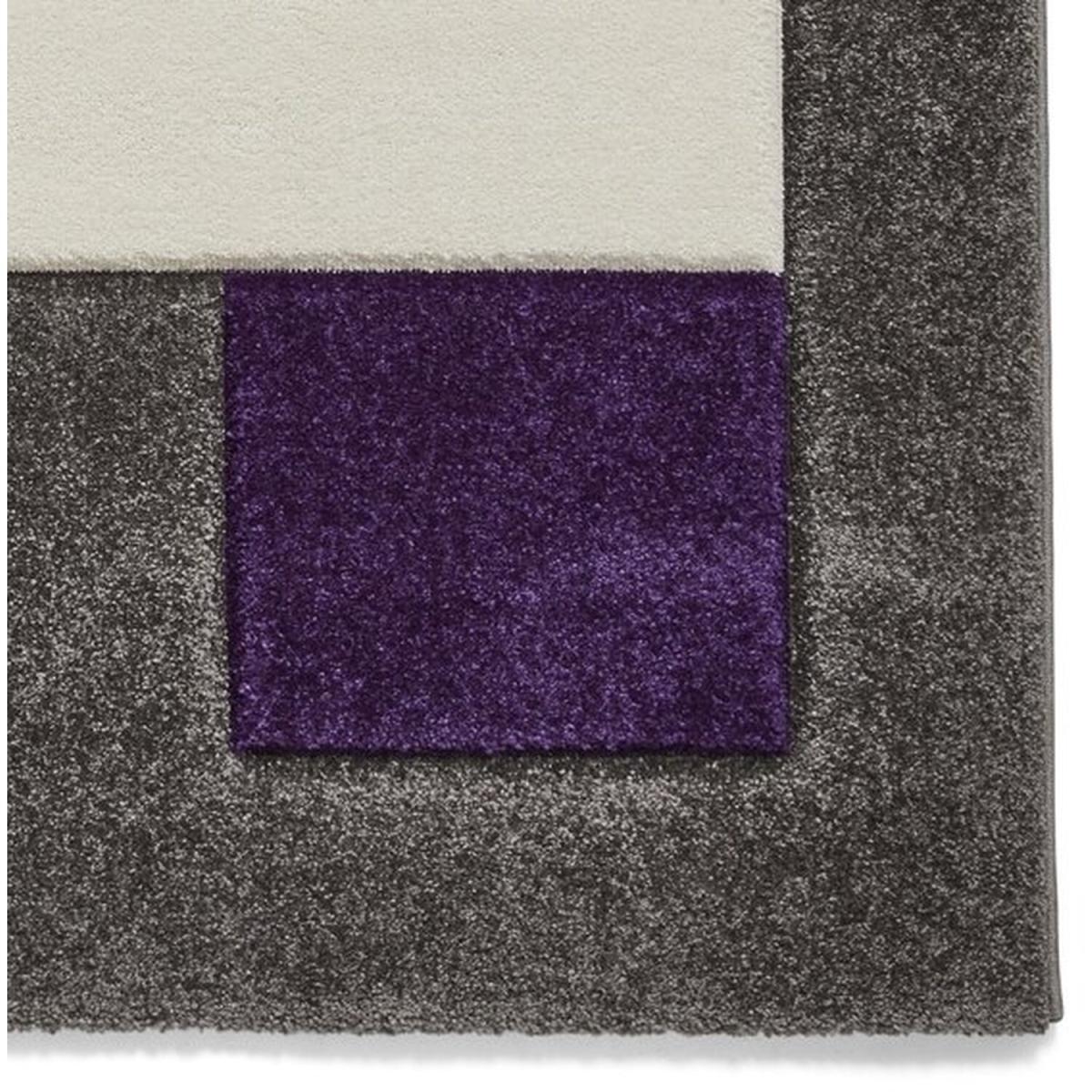 Brooklyn BRK04 GreyPurple Rug - Grey/Purple / 220cm – image 5