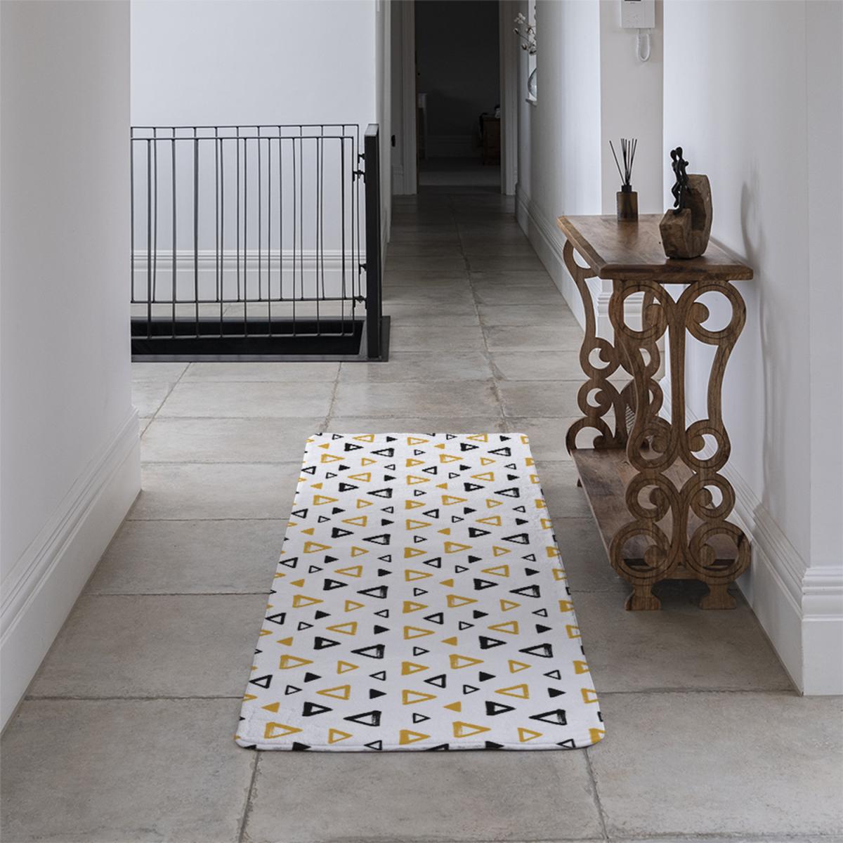 Egyptian Pyramids Runner Rug - Yellow – image 4