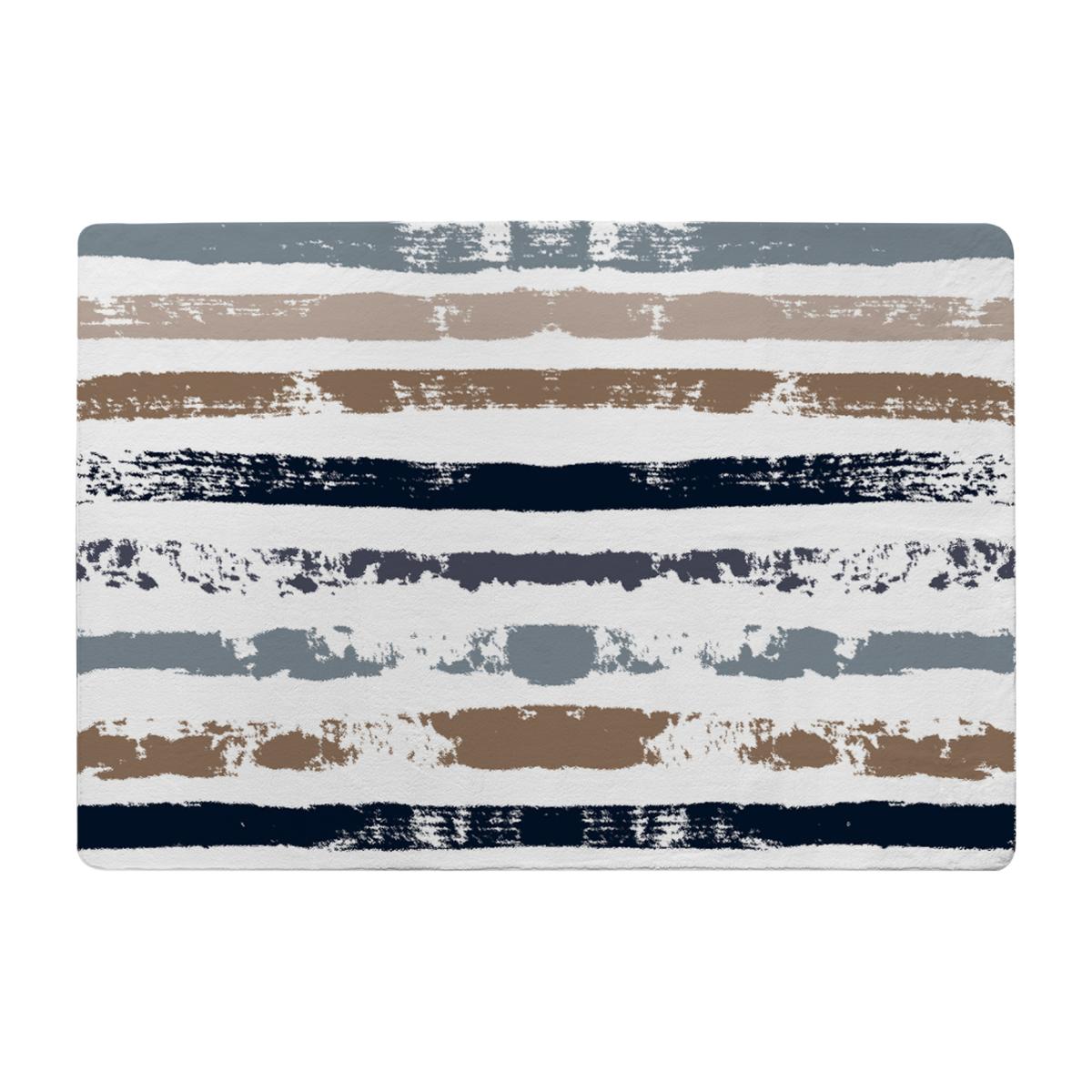 Brush Strokes Designer Rug - White / 150cm – image 1