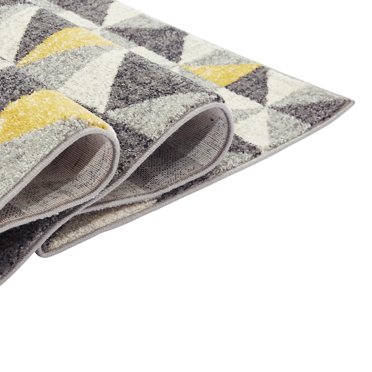 Nova Geo Rug - Grey & Pink / 200cm – image 4