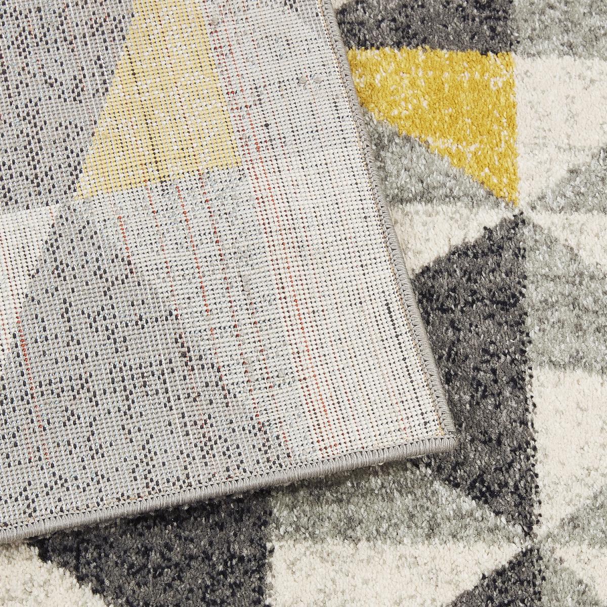 Nova Geo Rug - Grey & Pink / 200cm – image 5