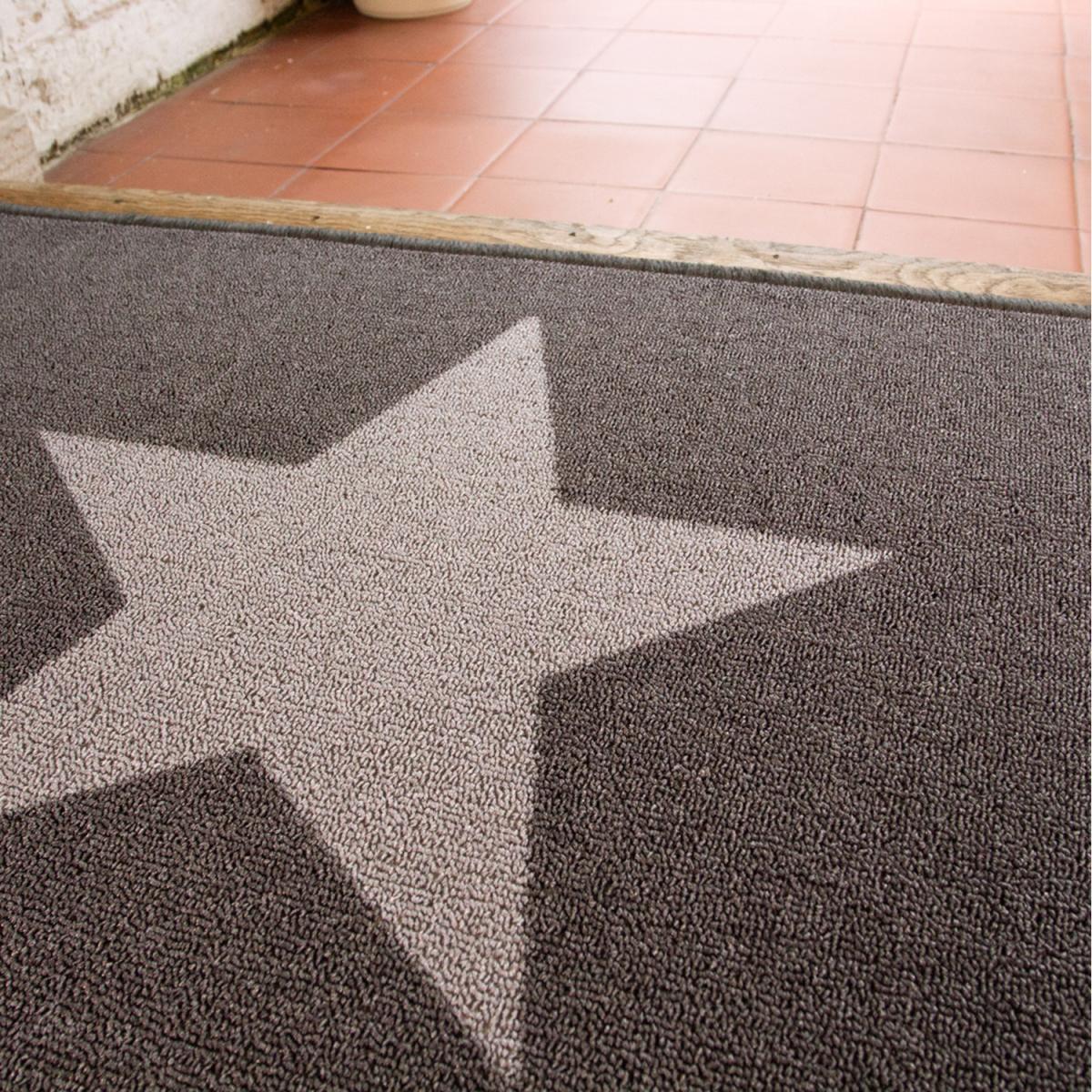 Grey Star Non Slip Washable Kitchen Utility Door Mat - Grey – image 2