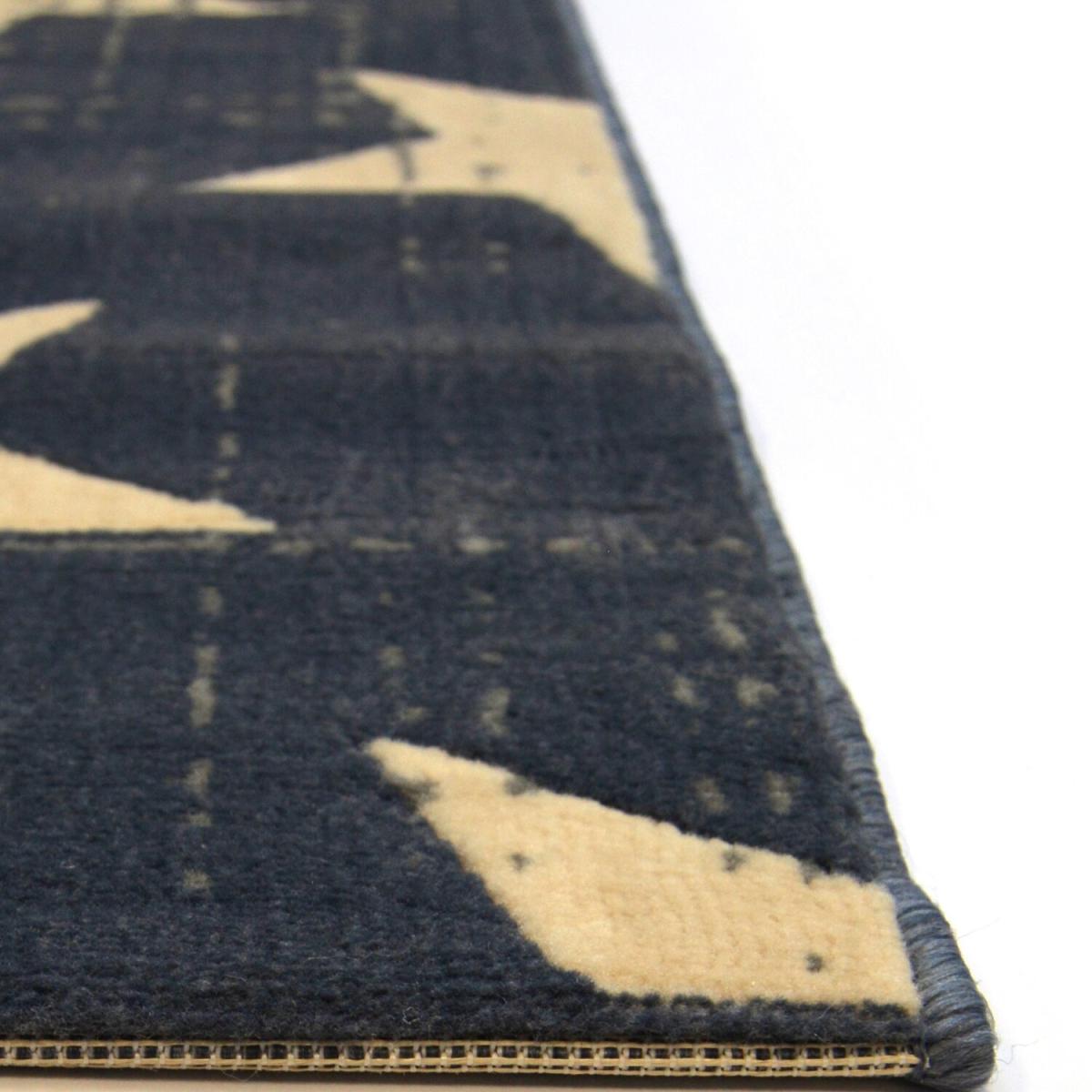 Navy Blue Stars Kids Bedroom Rug - Ballina - Blue – image 3