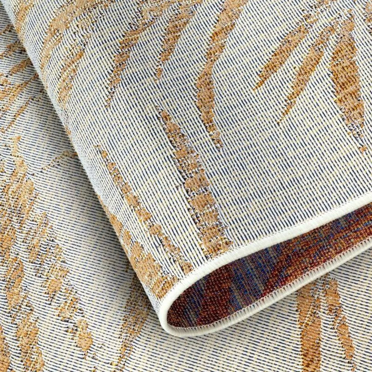 Leonie Indoor & Outdoor Rug Cream & Gold - Cream – image 3