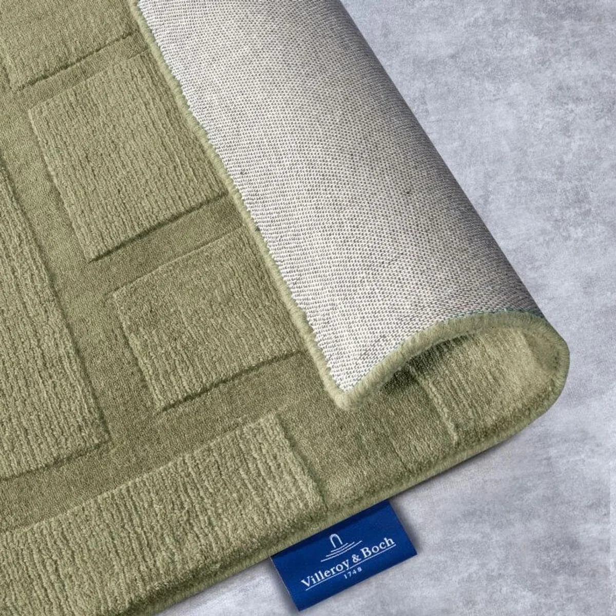 Villeroy & Boch 1906 Alexis Wool Geometric Rug Green - Green / 280.0cm – image 2