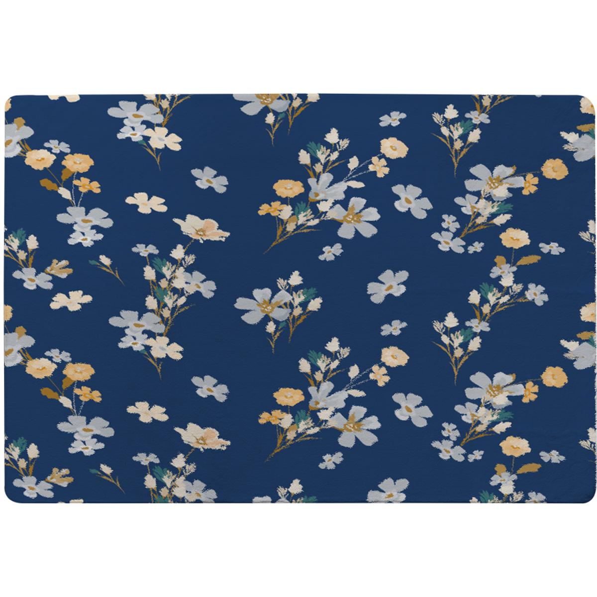 Blue Yellow Bunches Rug - Blue / 230cm – image 2
